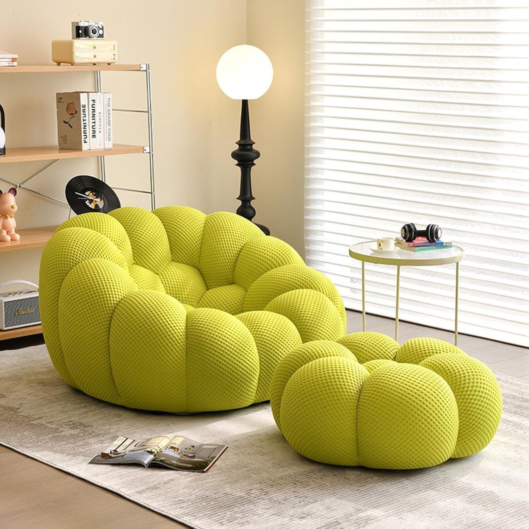 Modern Bubbling Lazy Bean Bag Couch - Single-Aldronix
