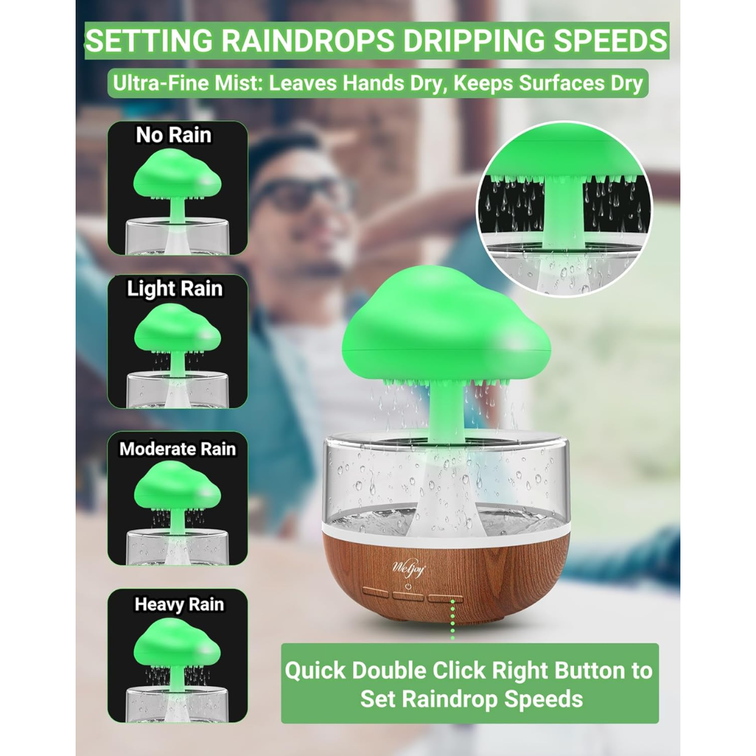 Raining Cloud Night Light-Aldronix
