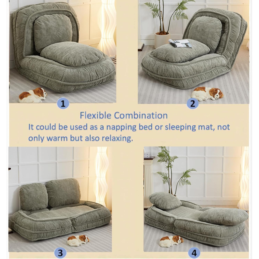 Lazy Sofa Couch Bed-Aldronix