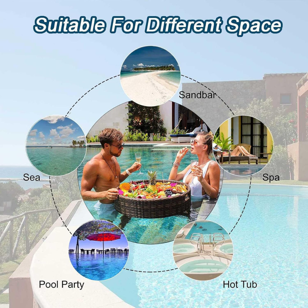 Floating Serving Tray for Pool-Aldronix