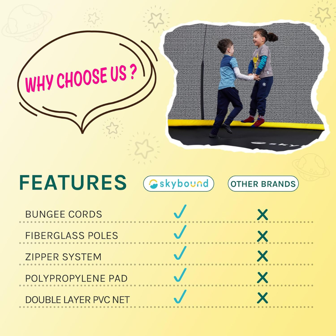 Outdoor Family Trampoline - Springless-Aldronix