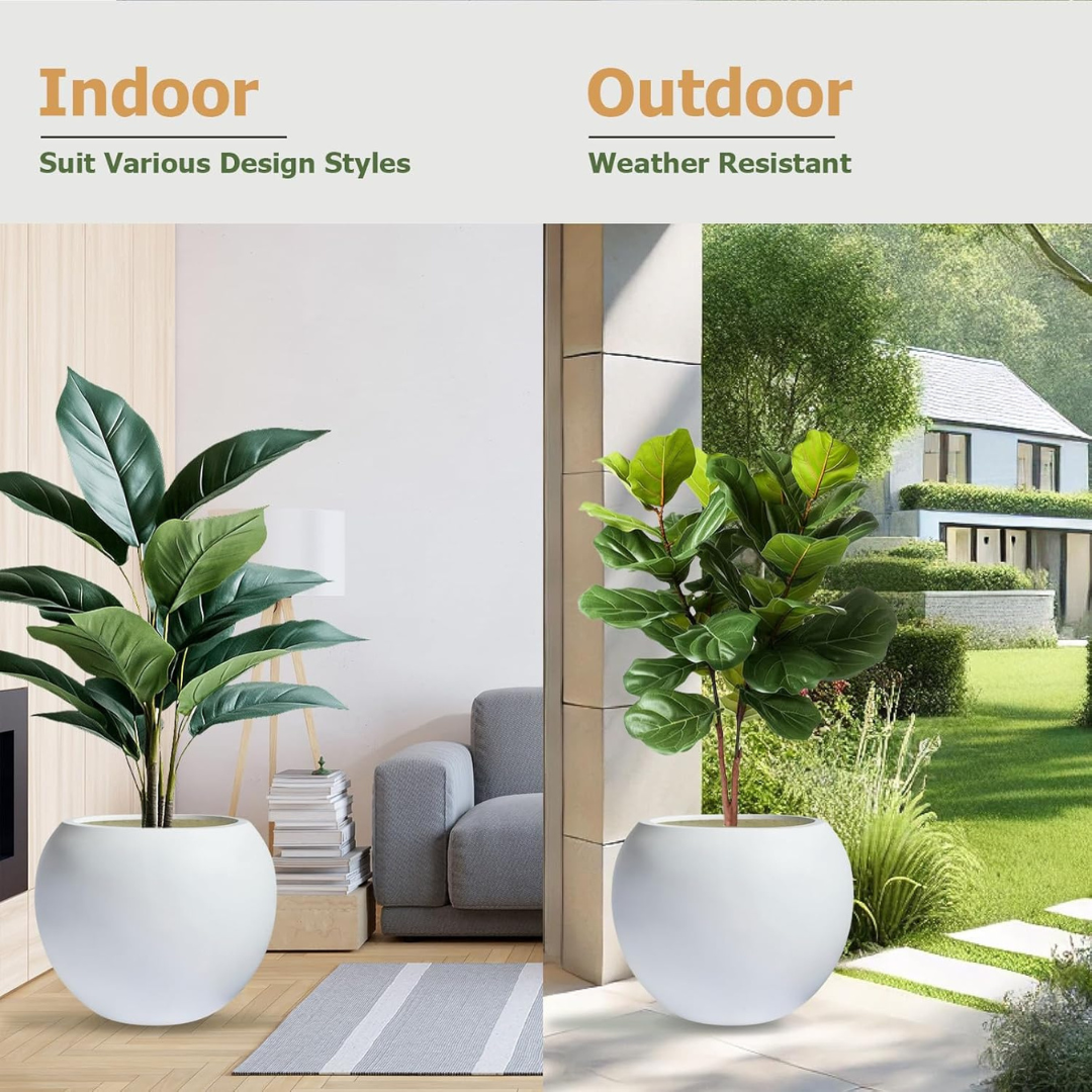 Fiberstone Premium Large Planter-Aldronix