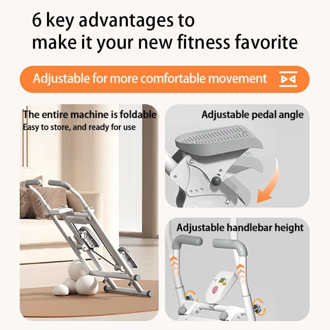 Foldable Stepper Climbing Machine-Aldronix