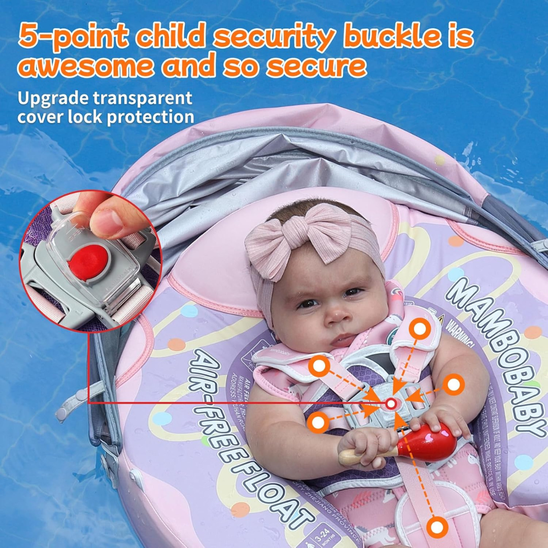 Baby Float with Canopy and Tail-Aldronix
