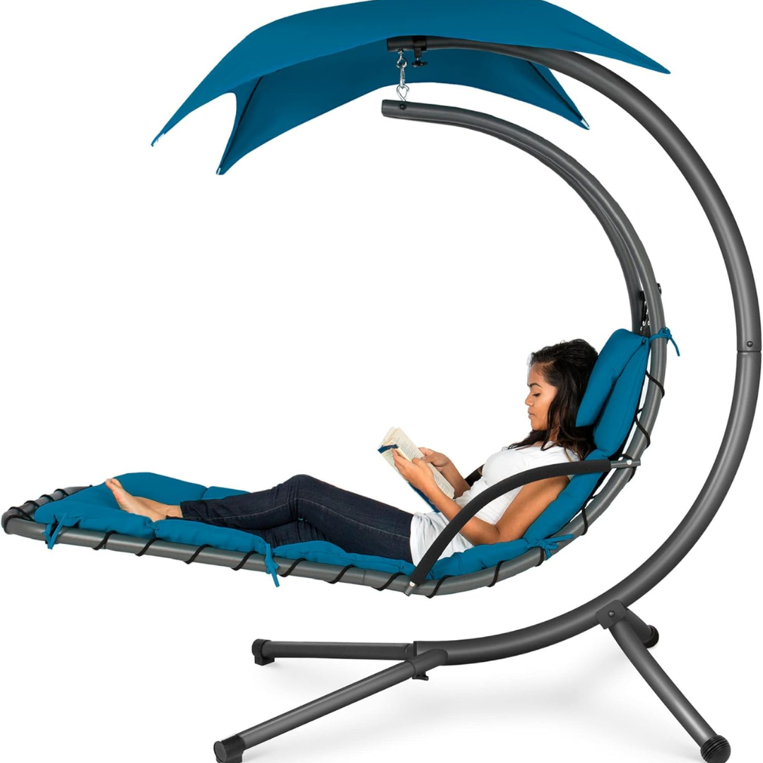 Curved Steel Chaise Lounge - Swing-Aldronix