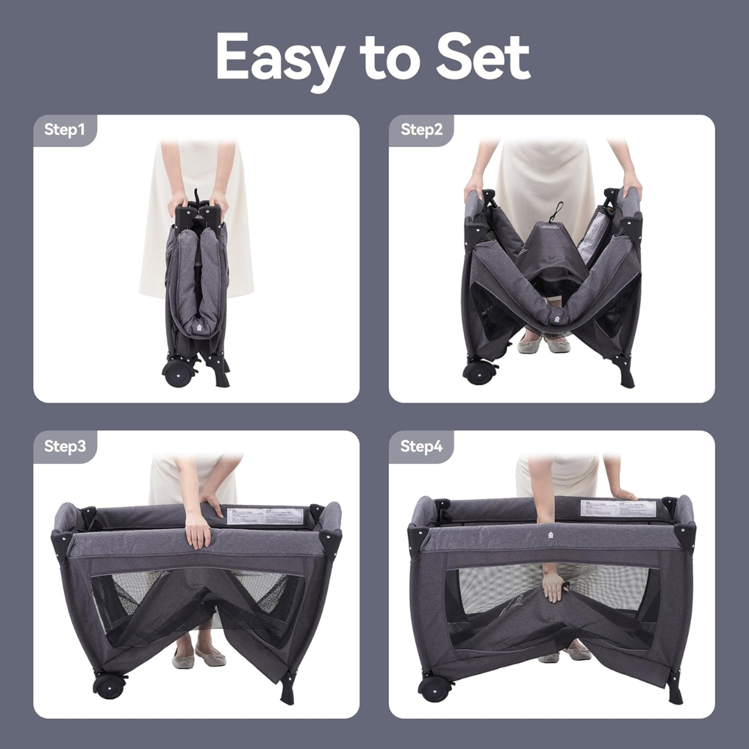 Portable Baby Crib-Aldronix
