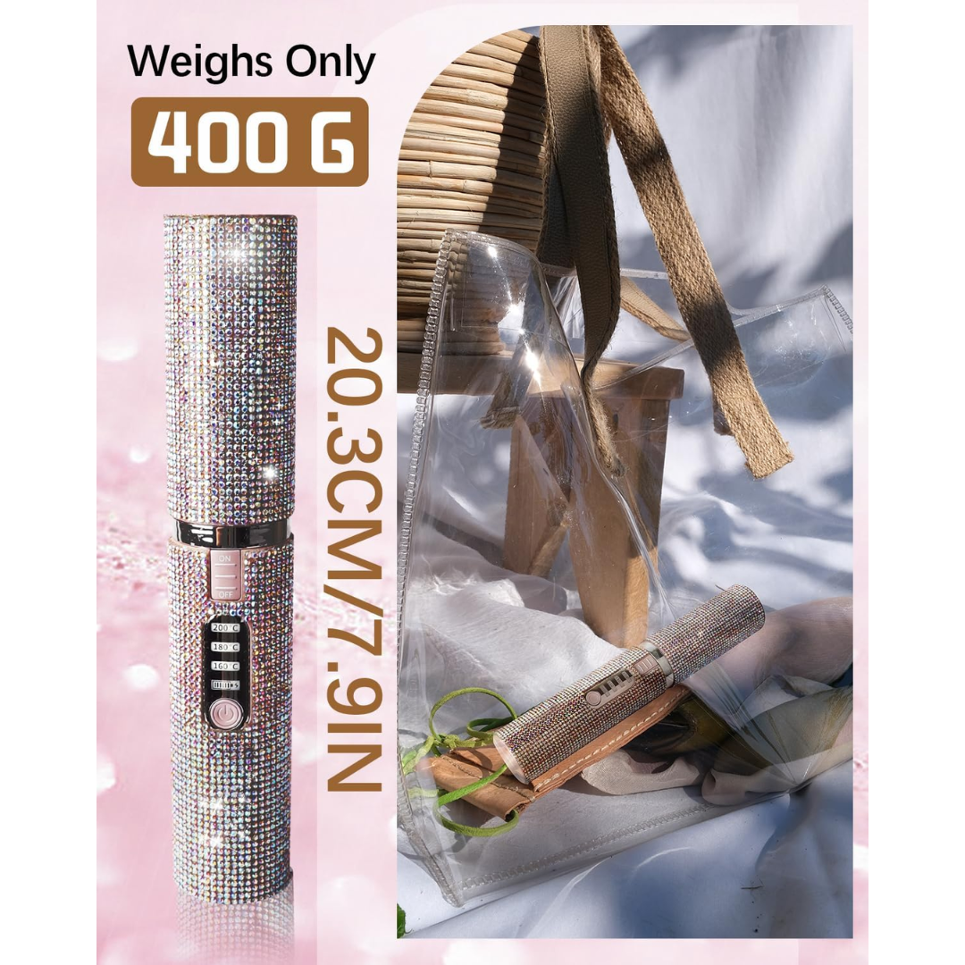 Gemstone Wireless Hair Straightener-Aldronix