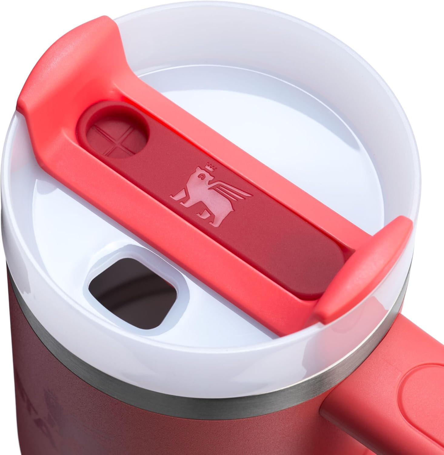 Stanley Quencher H2.0 Tumbler with Handle and Straw 30 oz | Flowstate 3-Position Lid | Cup Holder Compatible for Travel | Insulated Stainless Steel Cup | BPA-Free | Cherry Blossom-Aldronix