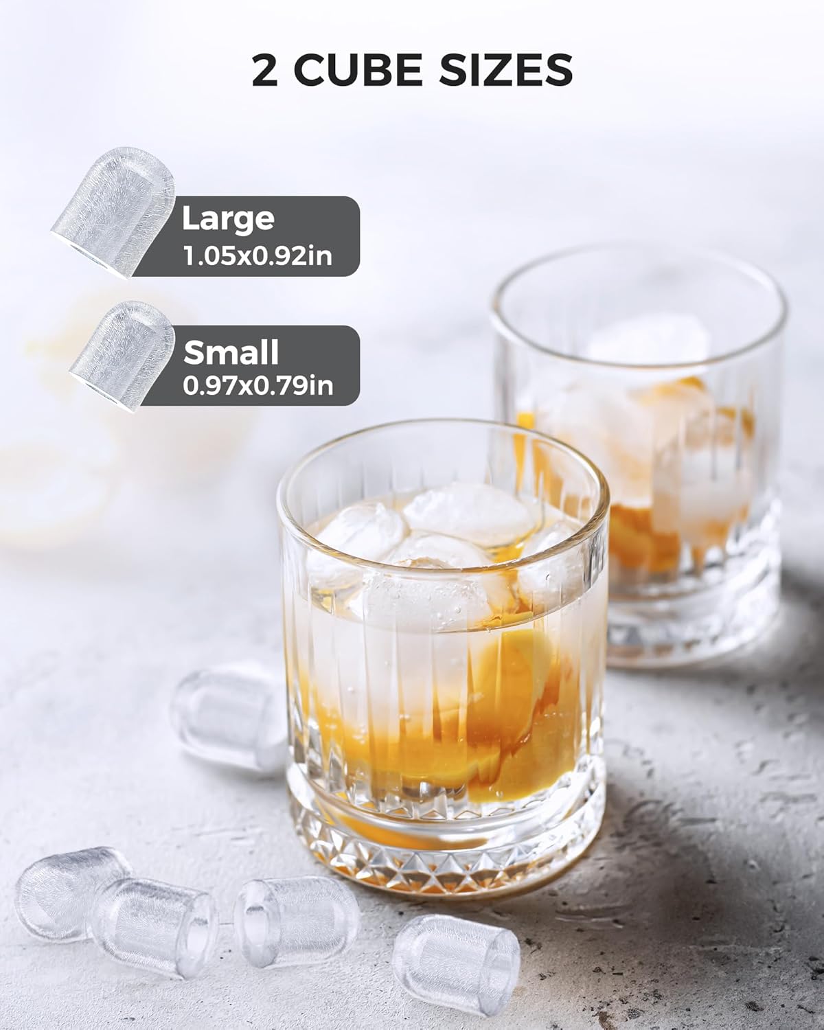 COWSAR Ice Maker Countertop, Portable Ice Machine with Self-Cleaning, 26.5 lbs/24Hrs, 8 Ice Cubes in 6 Mins, Ice Basket and Scoop, Ideal for Home, Kitchen, Bar, Camping-Aldronix