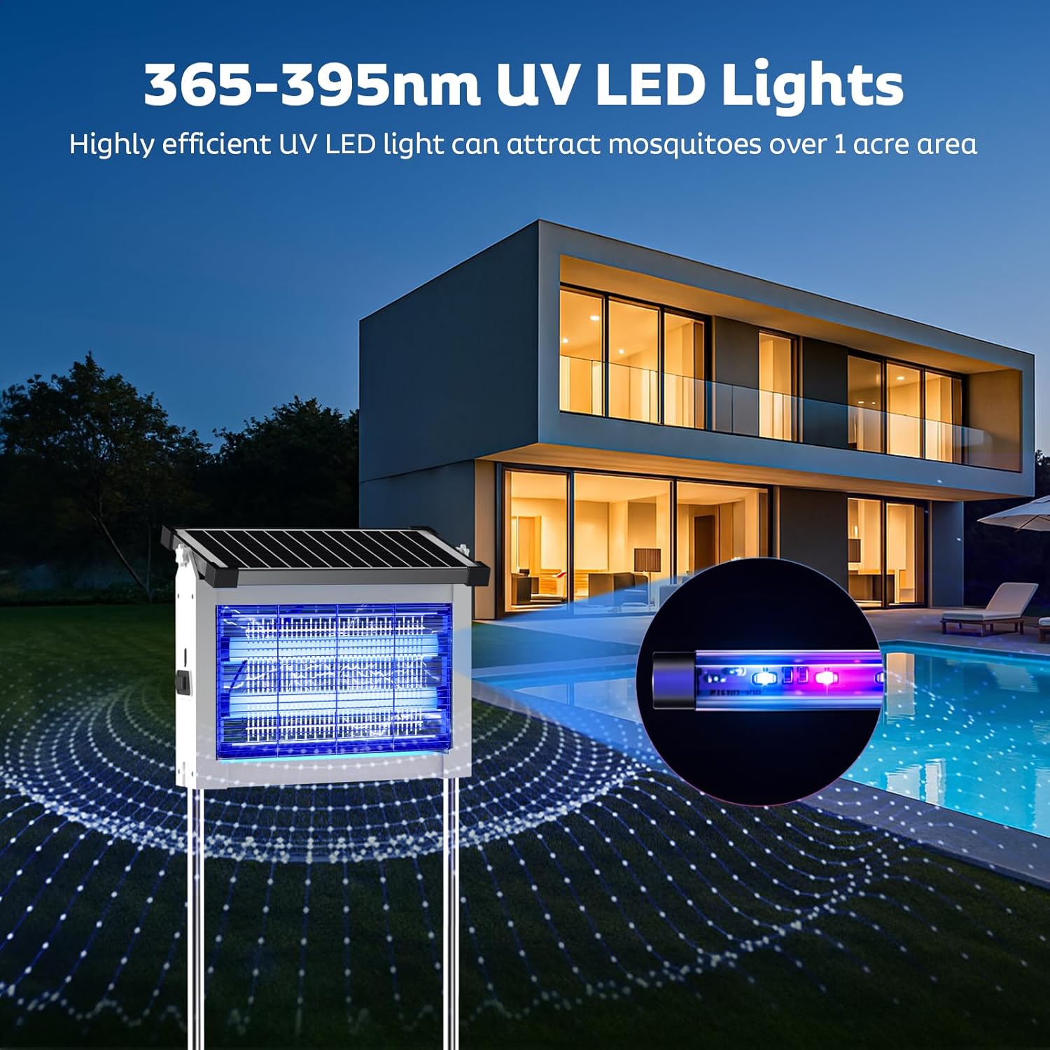 Solar Bug Zapper Outdoor-Aldronix