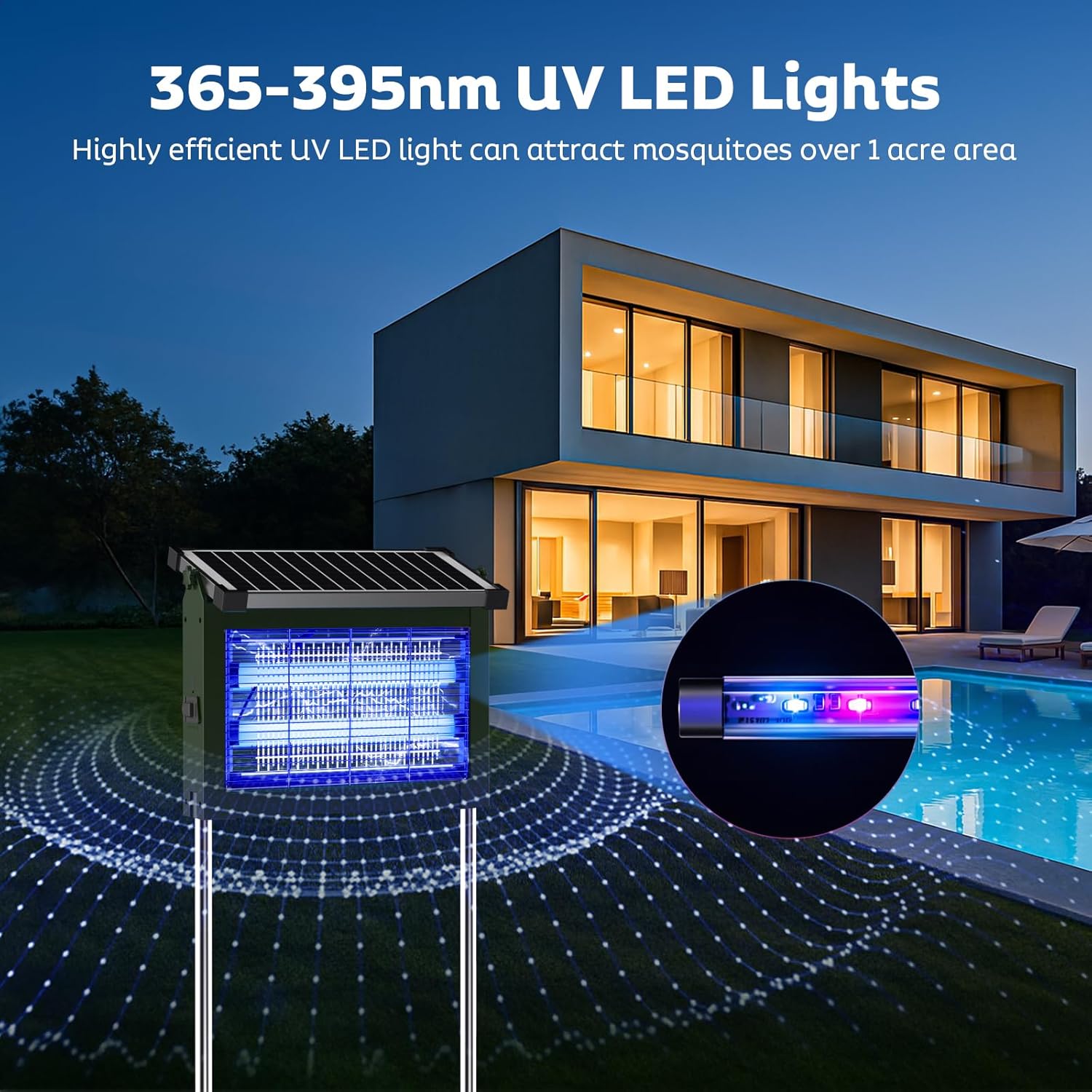 Solar Bug Zapper Outdoor-Aldronix