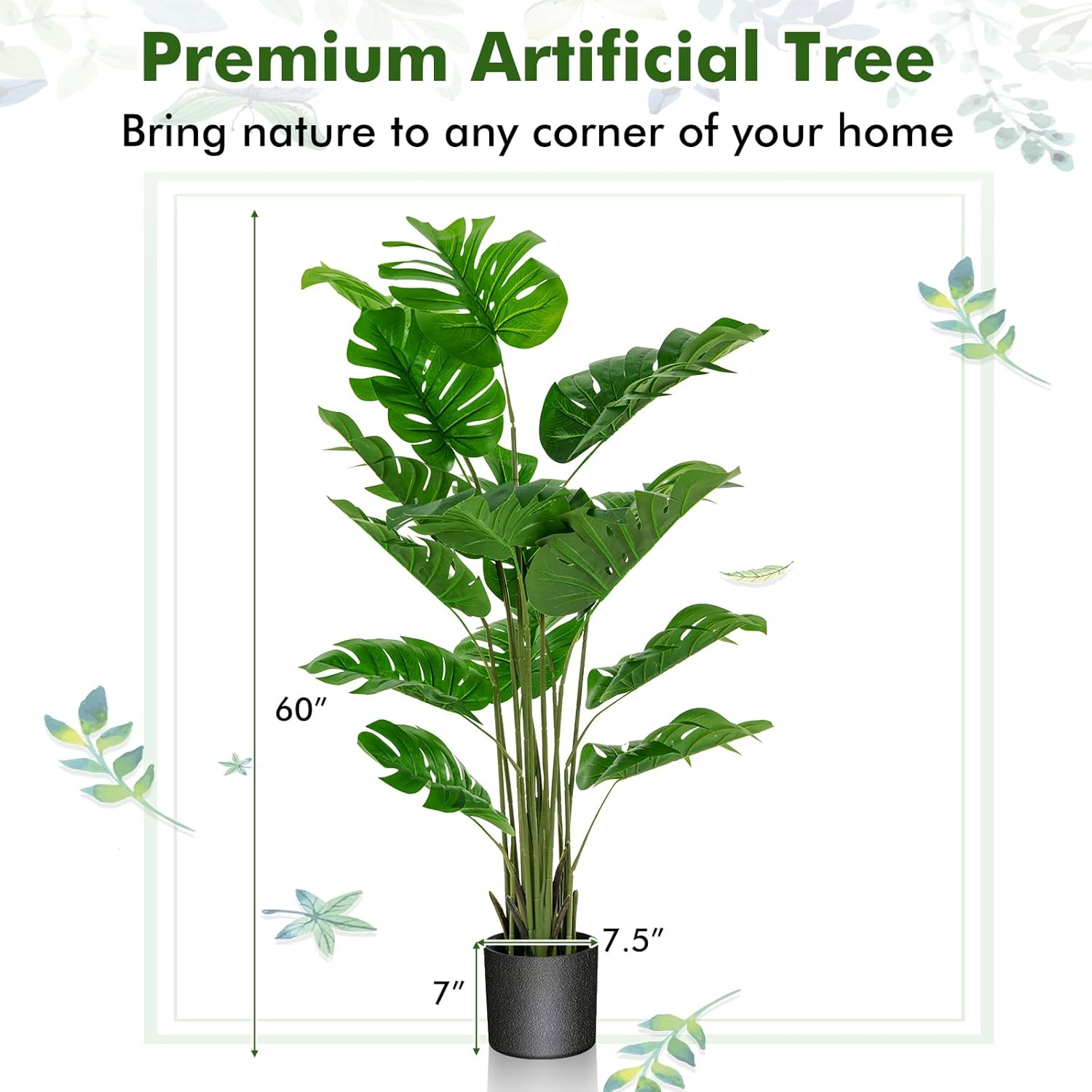 Galvanized Steel Planter with  Plants-Aldronix