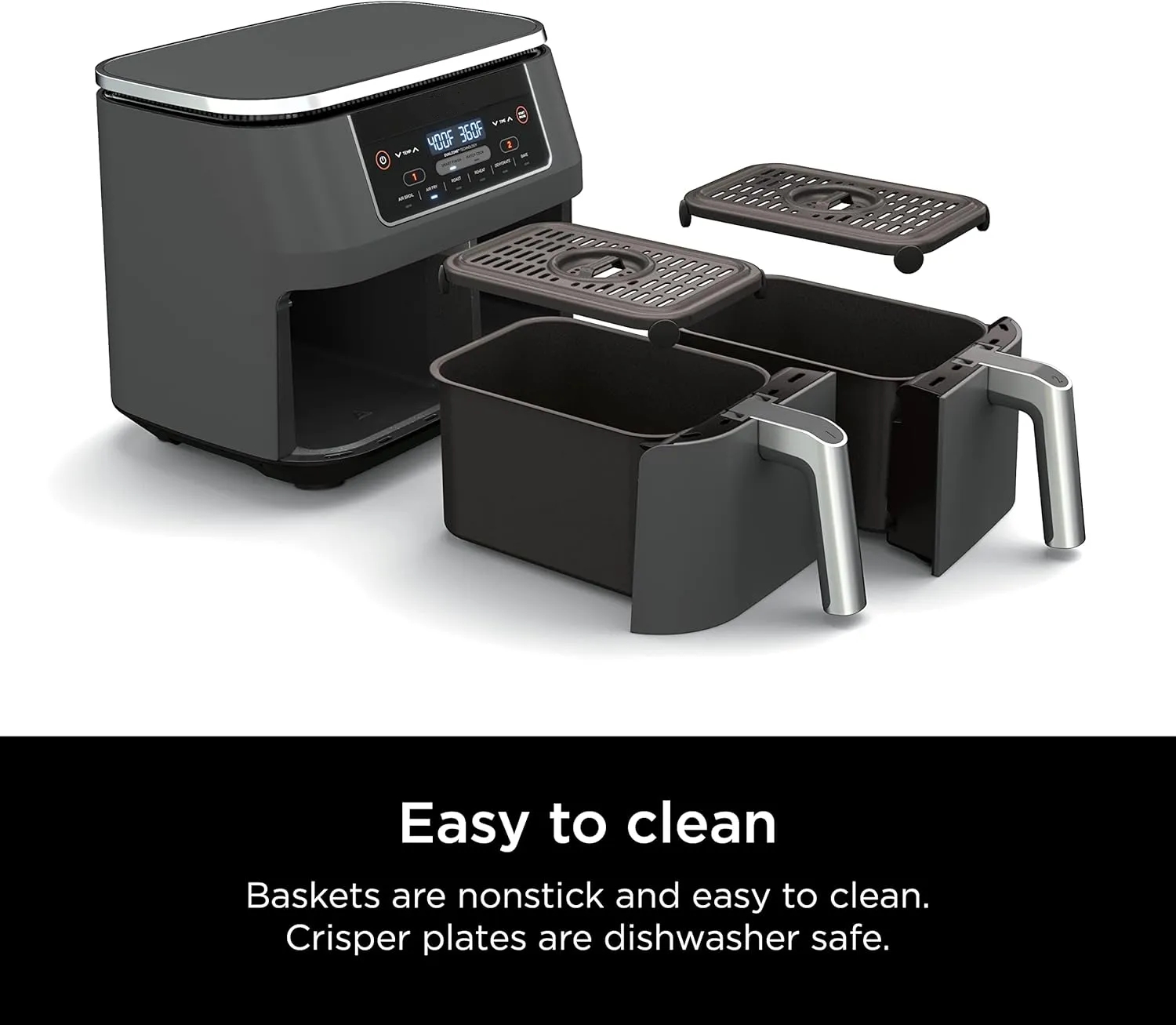 Foodi 10QT 6-in-1 DualZone Smart XL Air Fryer-Aldronix