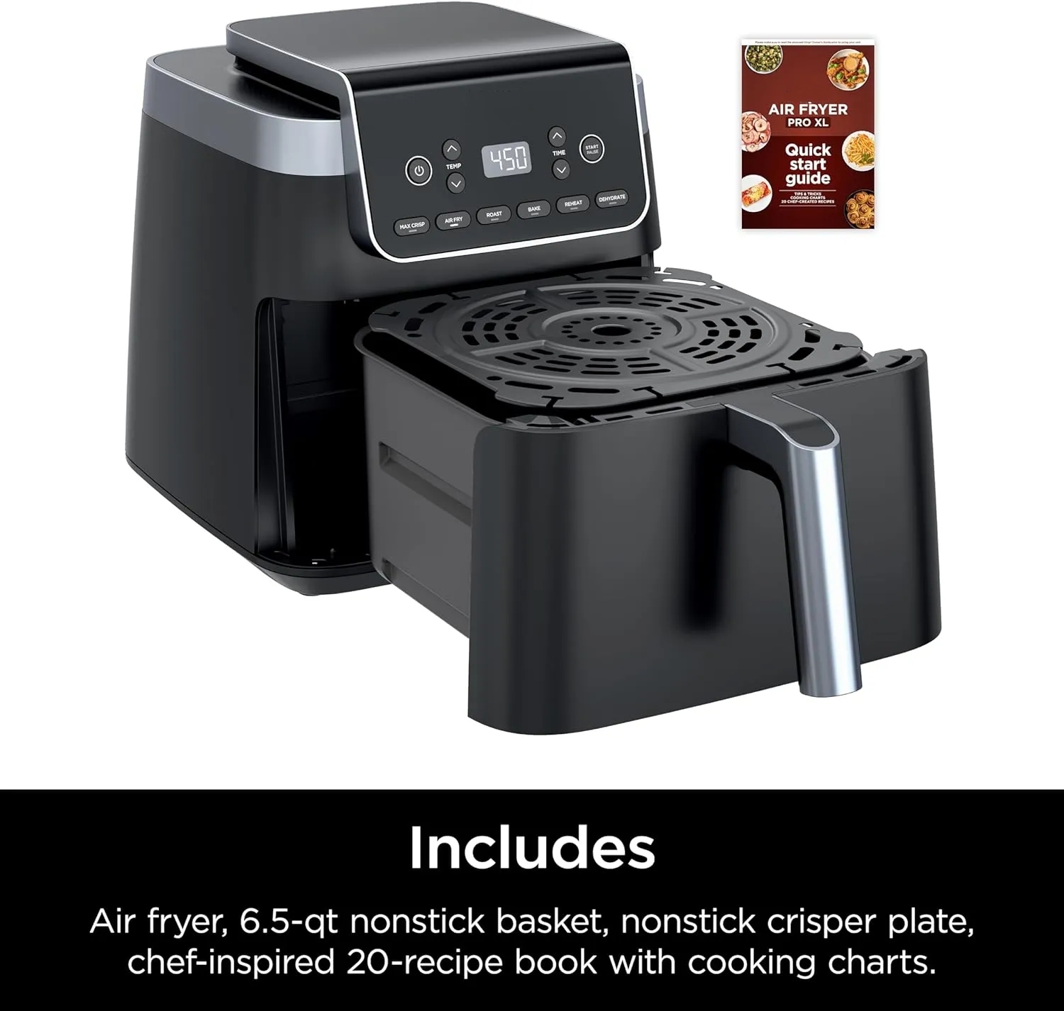 Air Fryer Pro XL 6-in-1 with 5/6.5 QT Capacity
