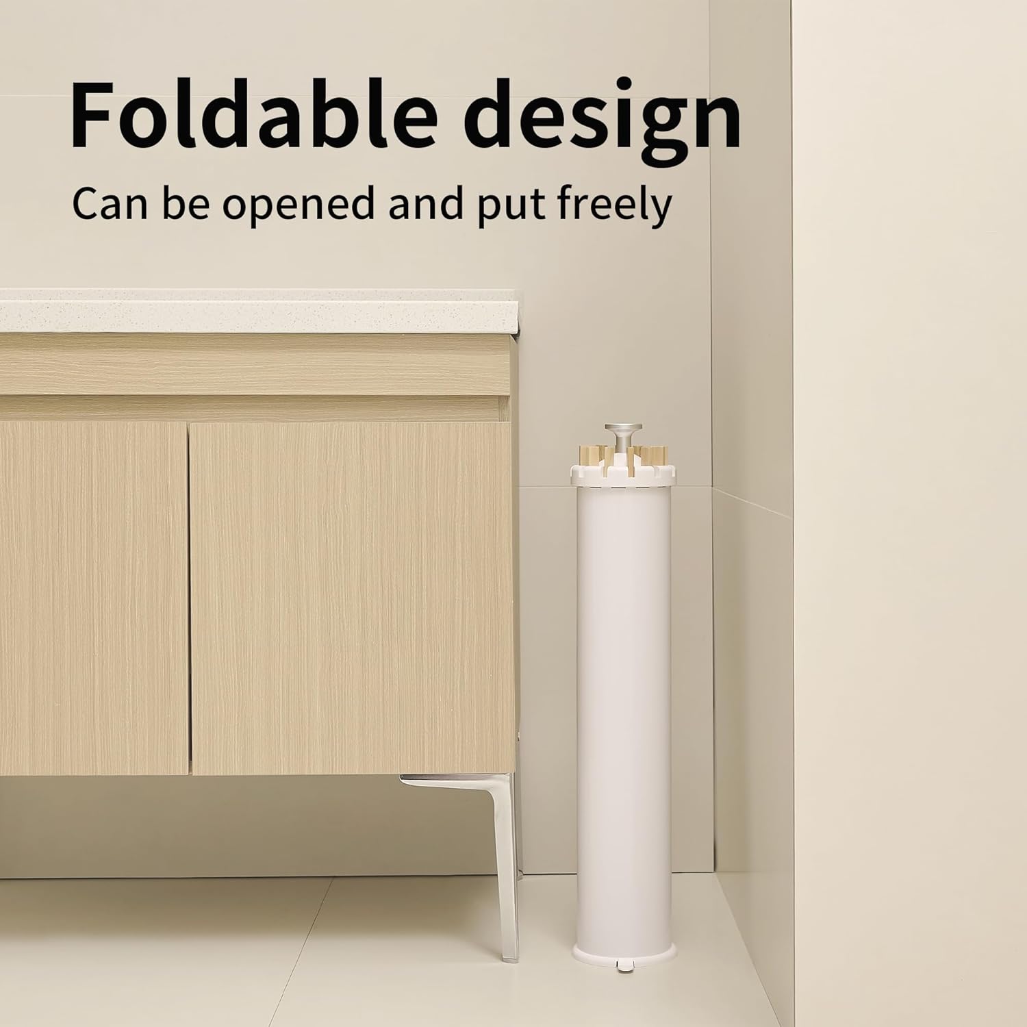 JOOM Tripod Clothes Drying Rack, Garment Rack Portable and Foldable Space Saving Laundry Drying Rack - Drying Rack Clothing Floor Folding Balcony Bedroom Household Wooden-Aldronix