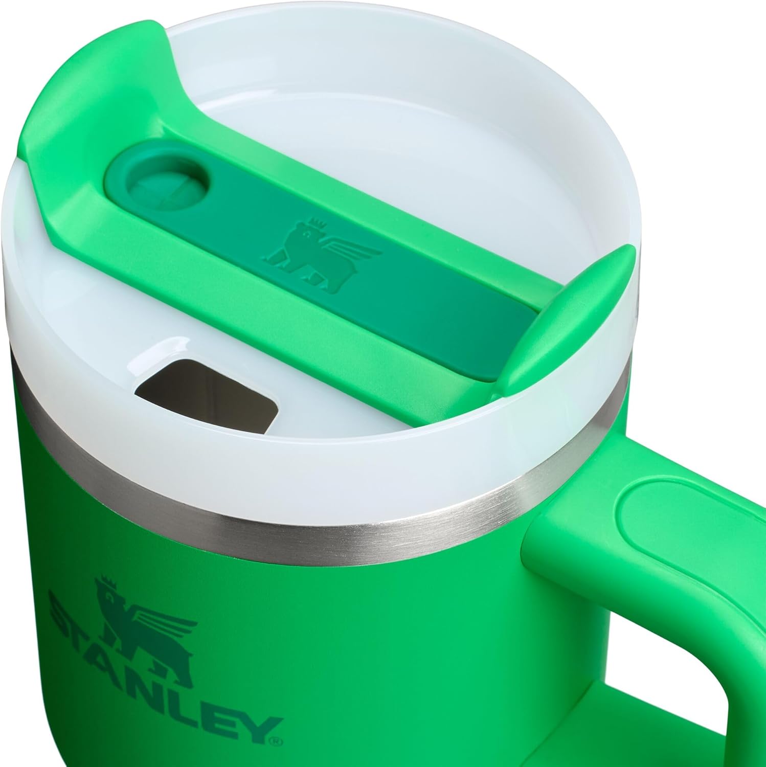Stanley Quencher H2.0 Tumbler with Handle and Straw 30 oz | Flowstate 3-Position Lid | Cup Holder Compatible for Travel | Insulated Stainless Steel Cup | BPA-Free | Cherry Blossom-Aldronix