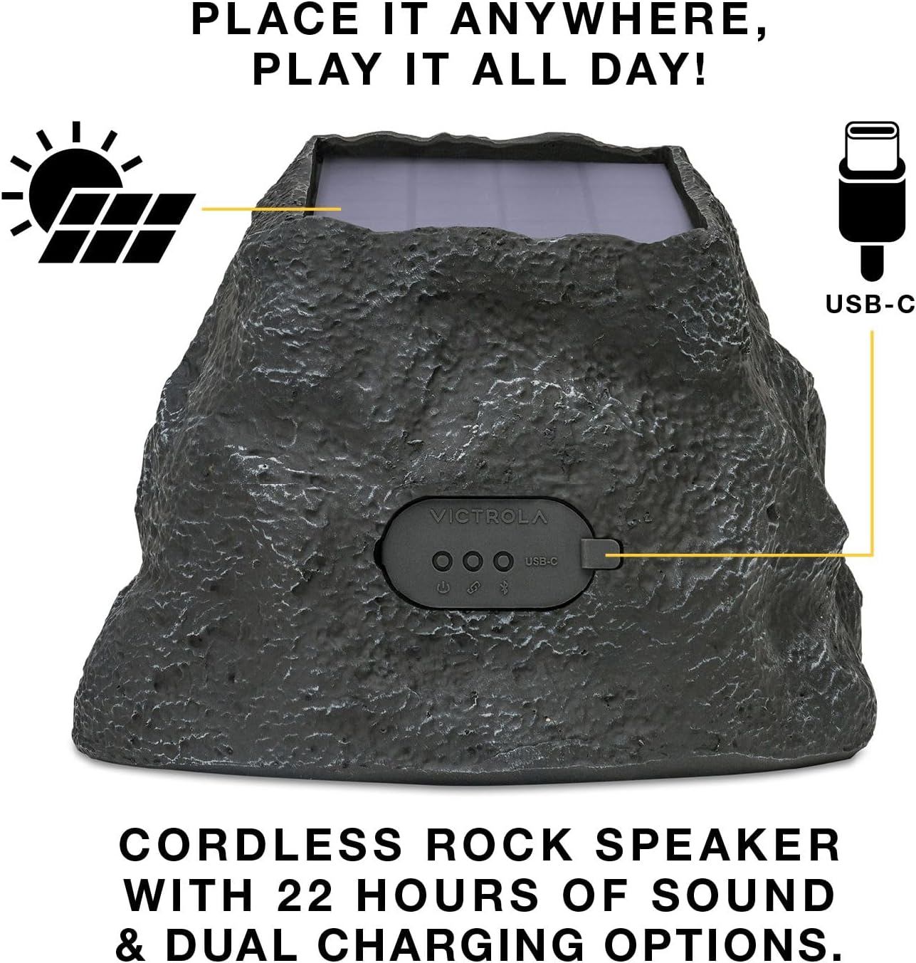  Rock Speaker Connect, Stone