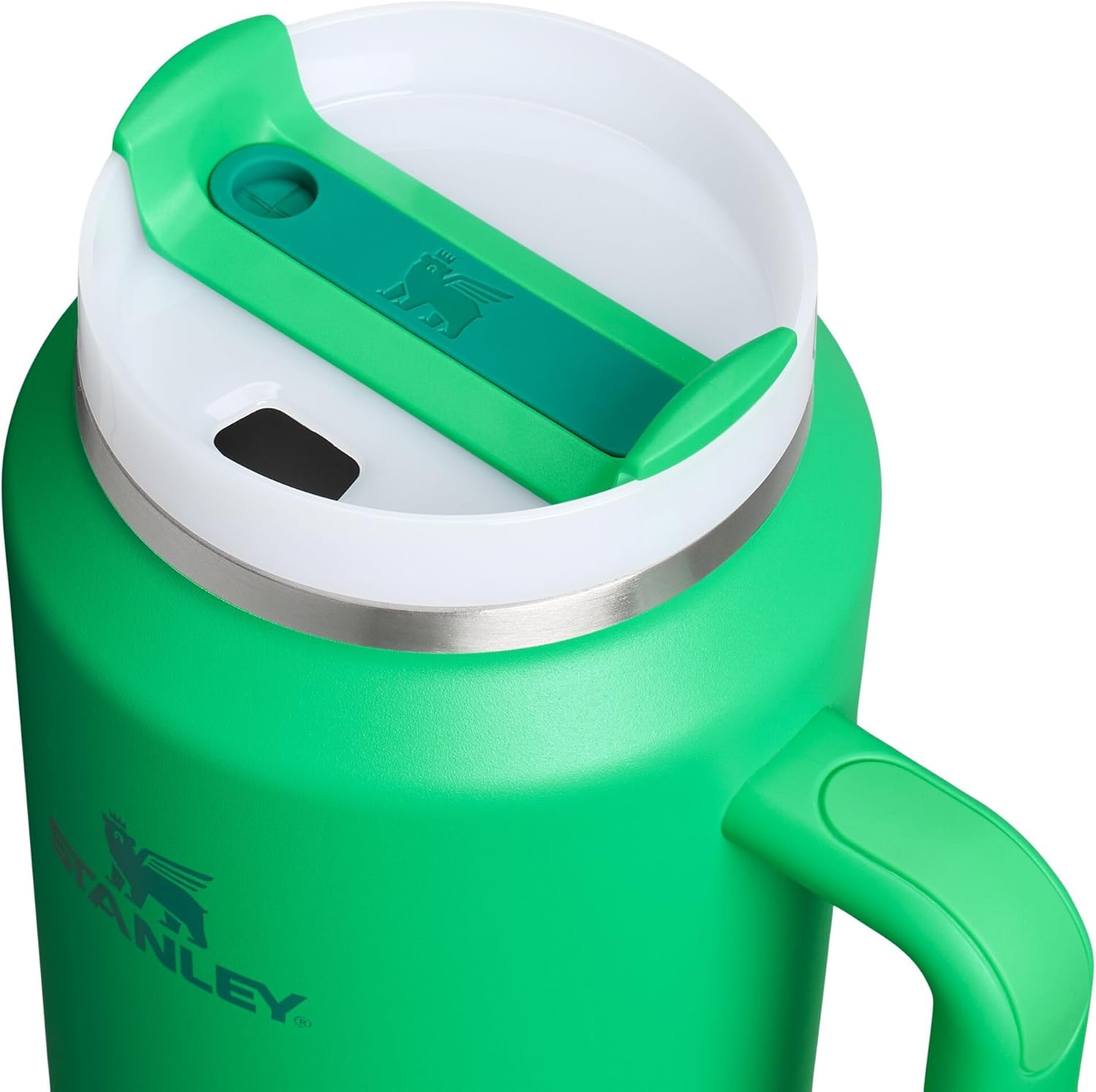 Stanley Quencher H2.0 Tumbler with Handle and Straw 30 oz | Flowstate 3-Position Lid | Cup Holder Compatible for Travel | Insulated Stainless Steel Cup | BPA-Free | Cherry Blossom-Aldronix