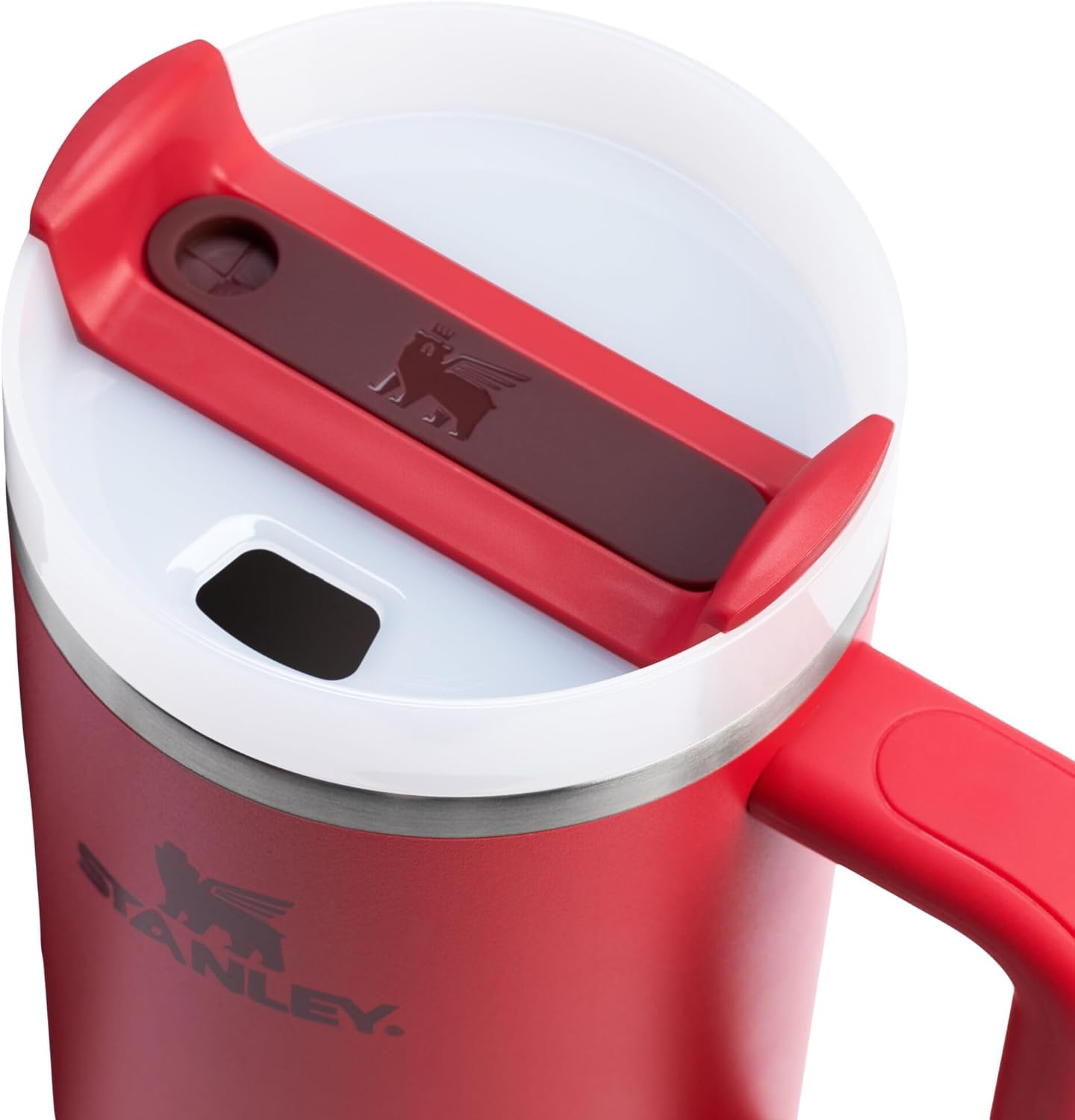 Stanley Quencher H2.0 Tumbler with Handle and Straw 30 oz | Flowstate 3-Position Lid | Cup Holder Compatible for Travel | Insulated Stainless Steel Cup | BPA-Free | Cherry Blossom-Aldronix