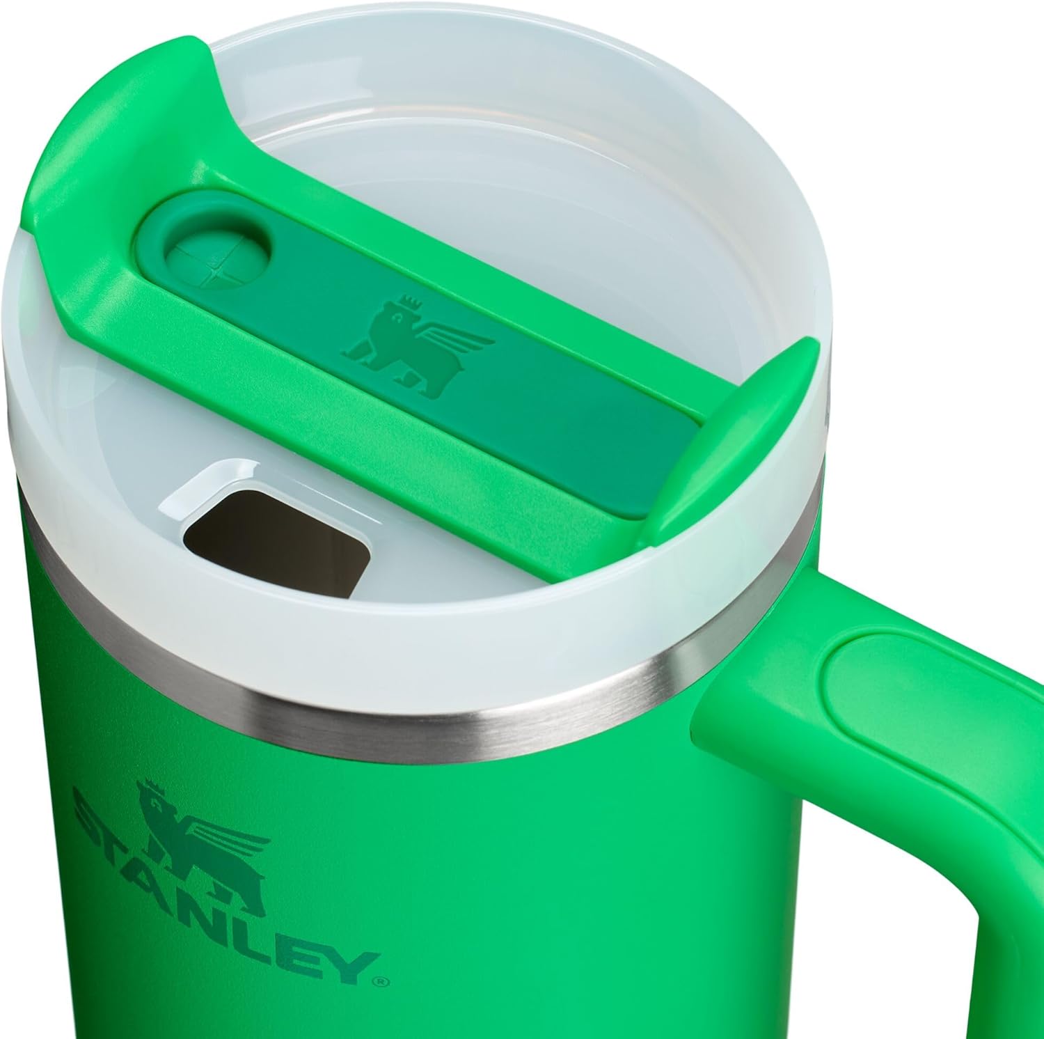 Stanley Quencher H2.0 Tumbler with Handle and Straw 30 oz | Flowstate 3-Position Lid | Cup Holder Compatible for Travel | Insulated Stainless Steel Cup | BPA-Free | Cherry Blossom-Aldronix