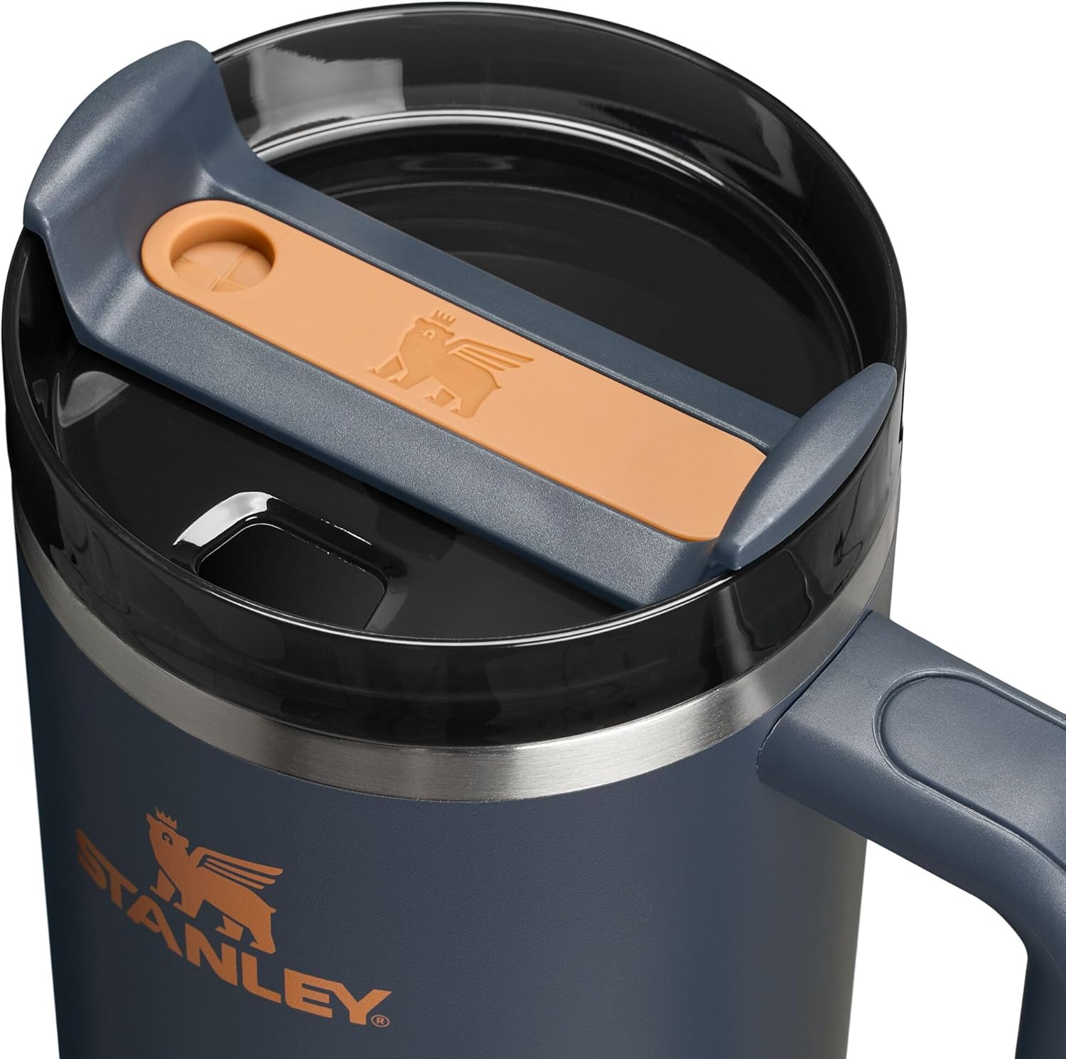 Stanley Quencher H2.0 Tumbler with Handle and Straw 30 oz | Flowstate 3-Position Lid | Cup Holder Compatible for Travel | Insulated Stainless Steel Cup | BPA-Free | Cherry Blossom-Aldronix