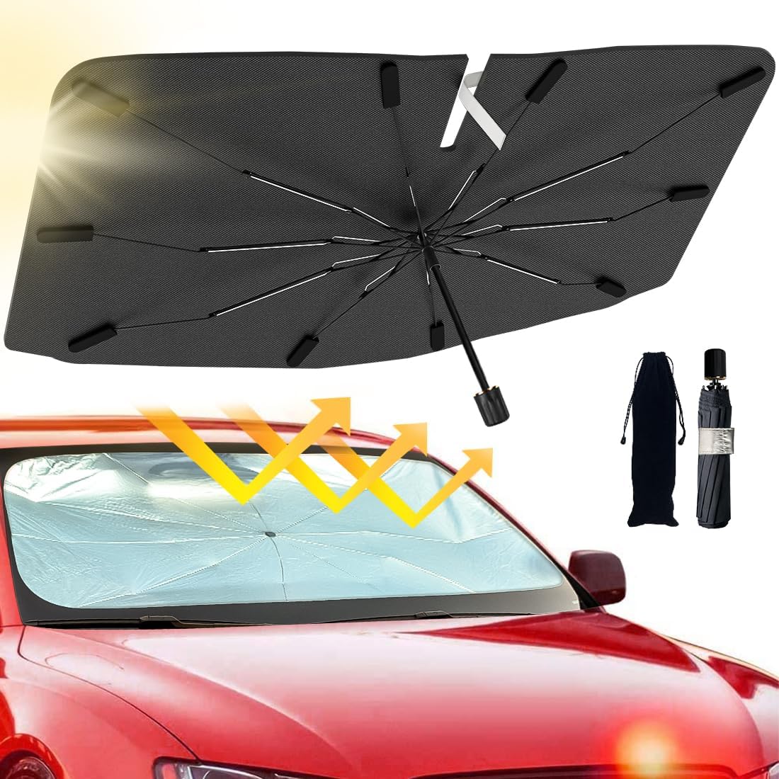 2025 Windshield Sun Shade Umbrella-Aldronix