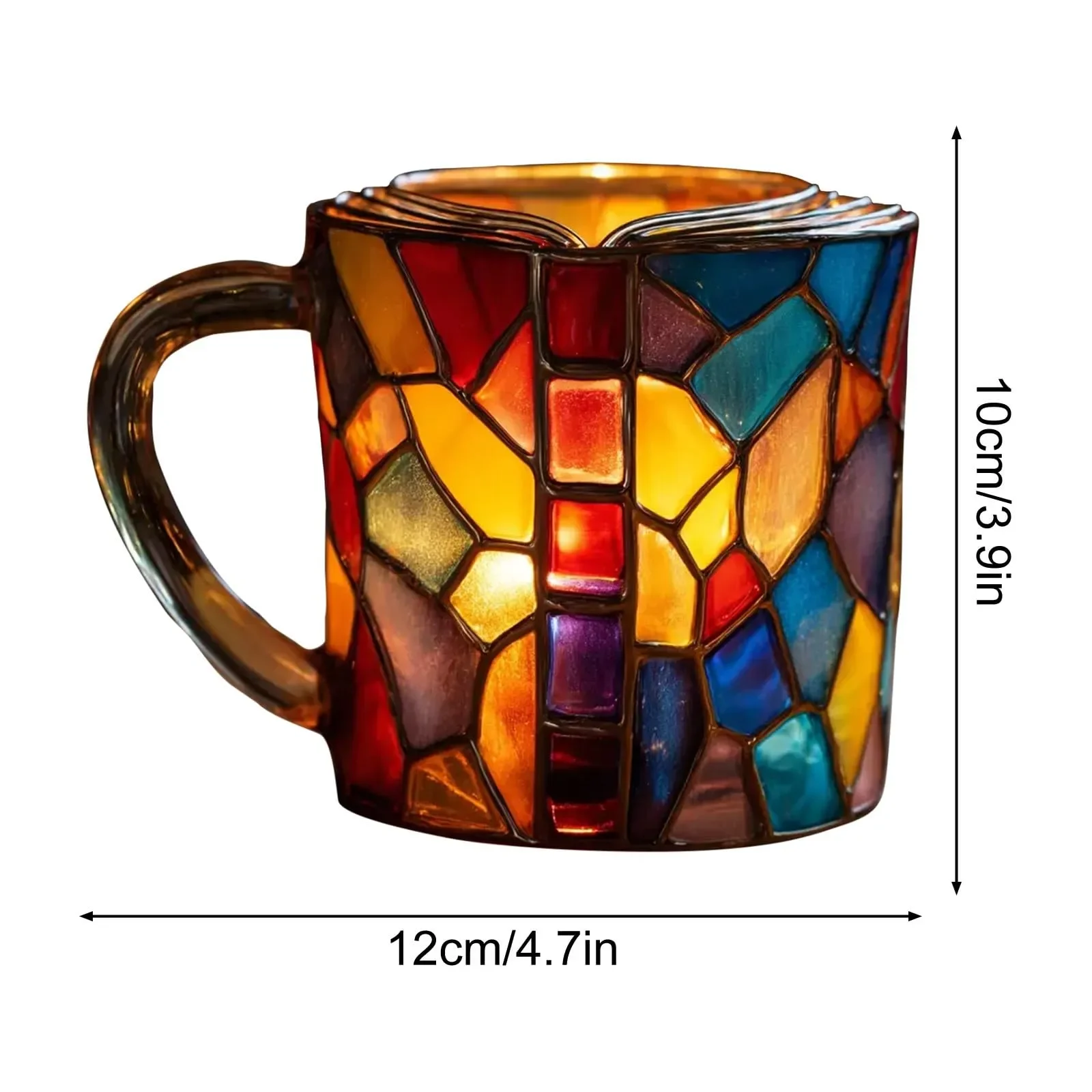 Handmade Painted Book Mug-Aldronix