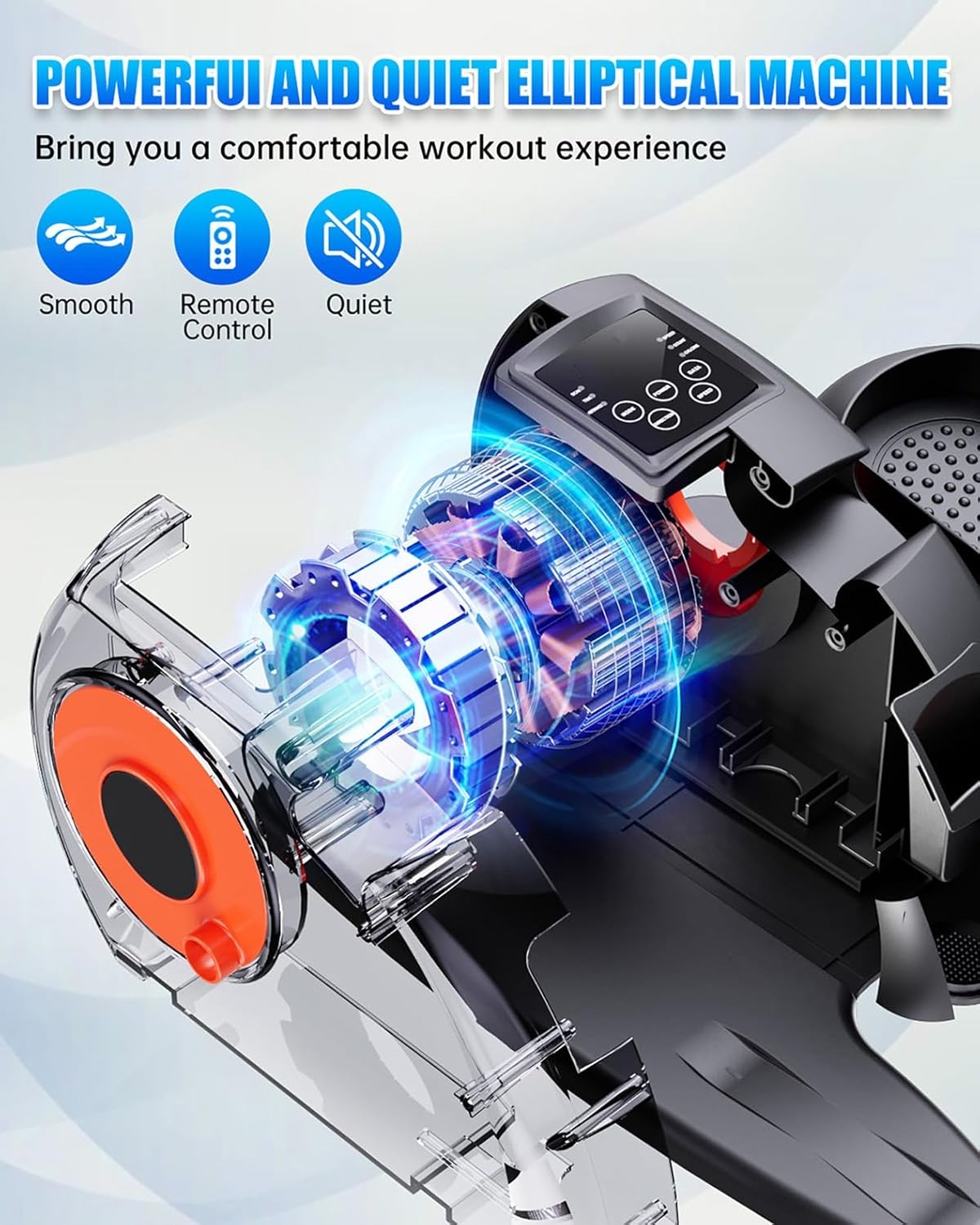 Under Desk Elliptical Machine-Aldronix