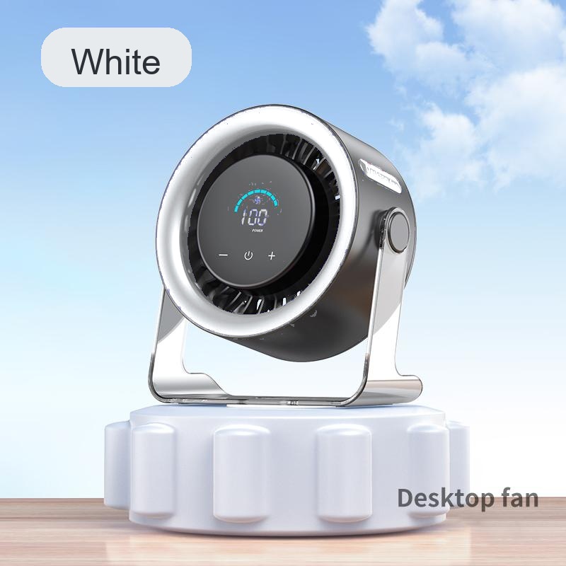 Desktop Fan Turbo Table Fan with 100-Speed Digital Display