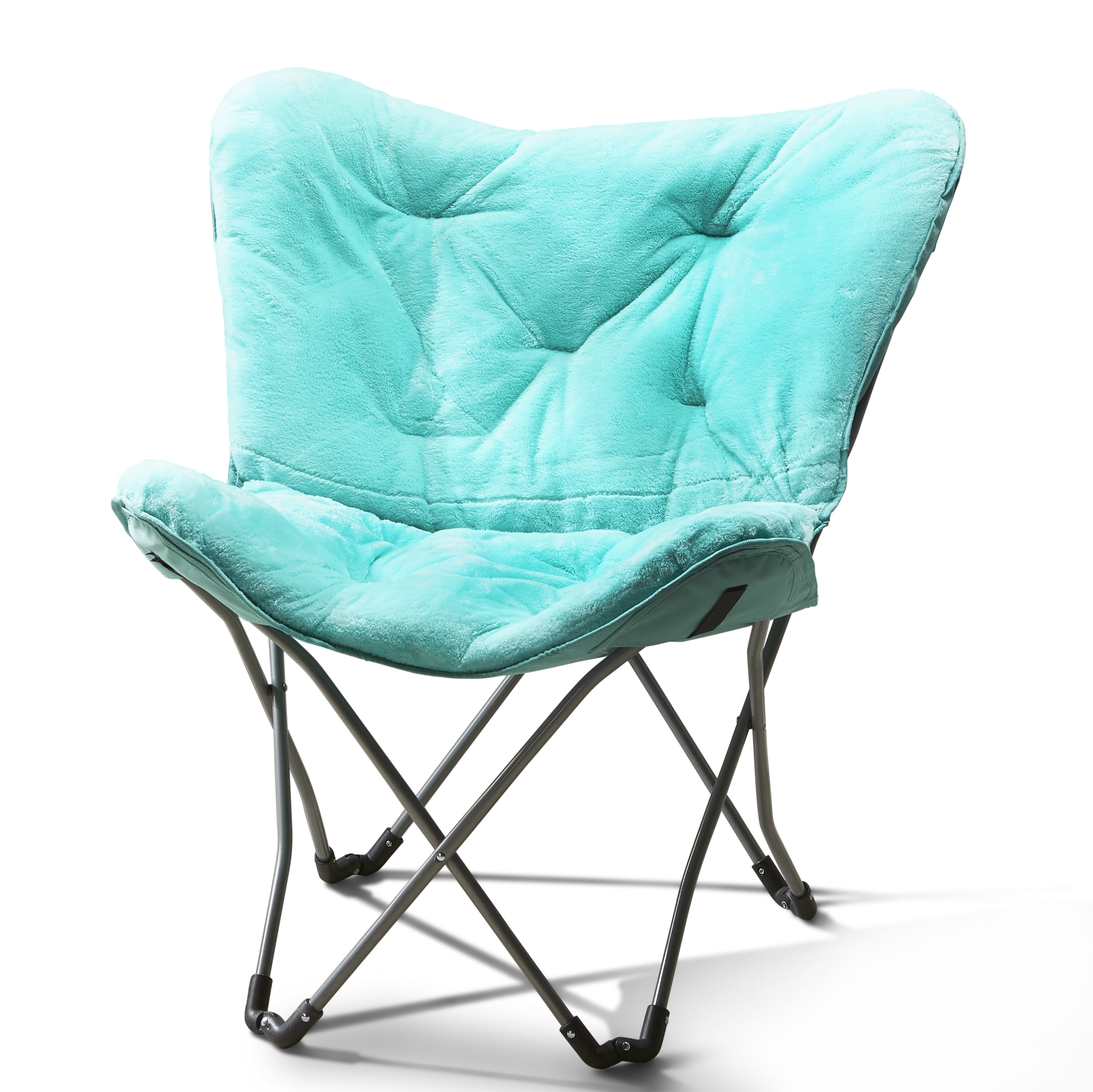 Folding Butterfly Chair , Blue-Aldronix