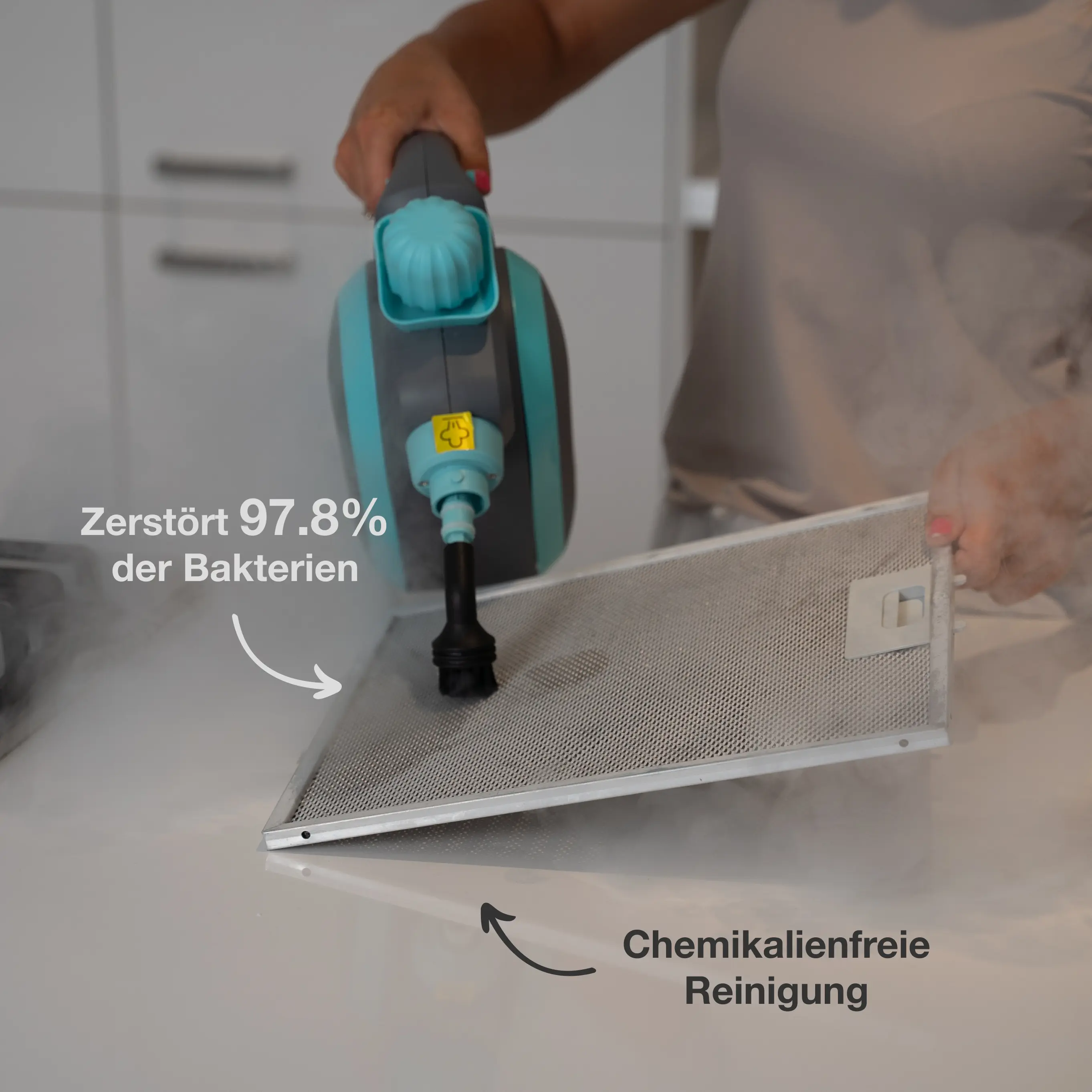 Powerful Handheld Steam Cleaner-Aldronix