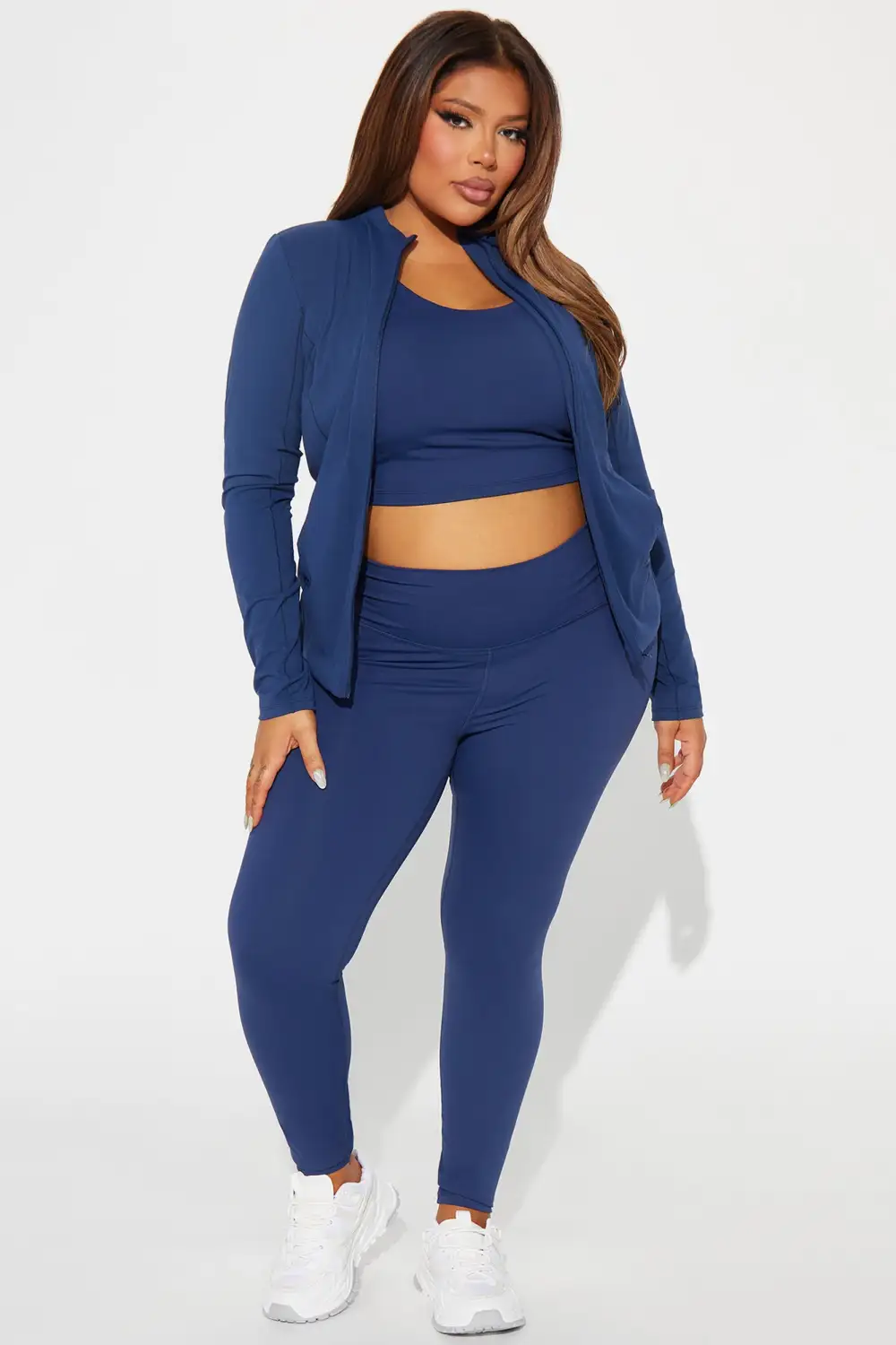 Get Right Active Jacket - Navy-Aldronix