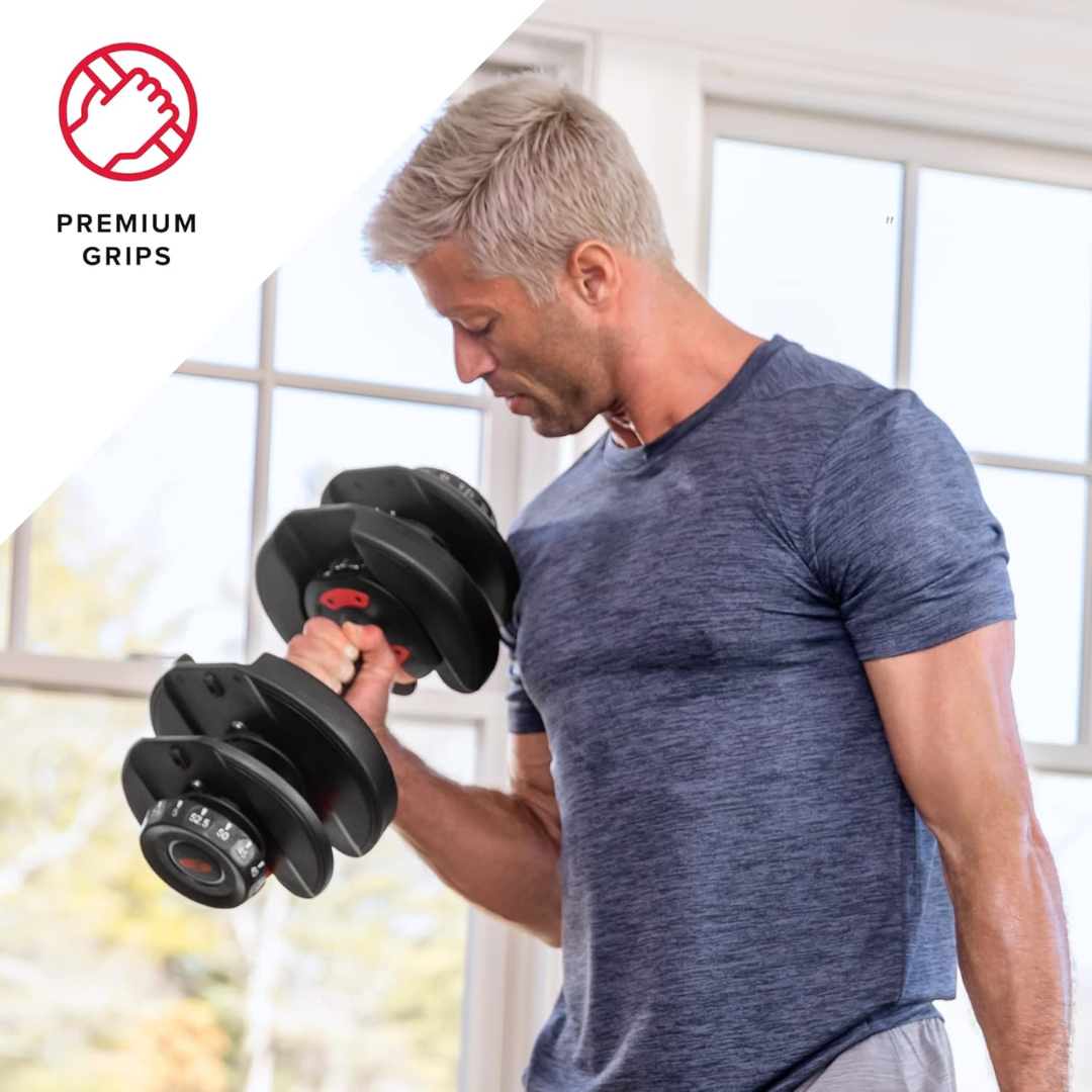Wide Weight Adjustable Dumbbells-Aldronix
