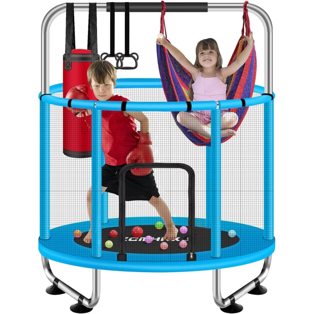 Trampoline for Kids with Enclosure-Aldronix