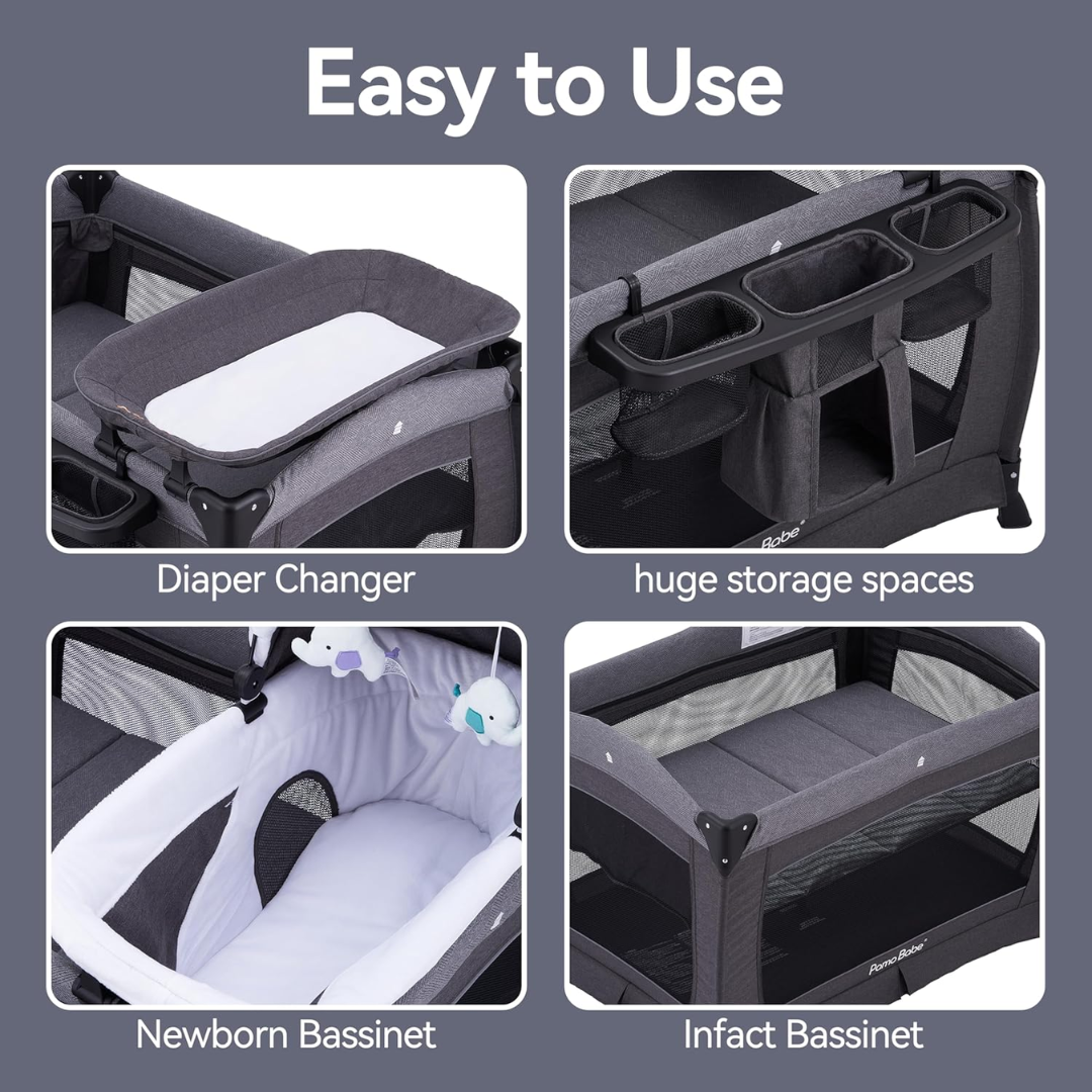Portable Baby Crib-Aldronix