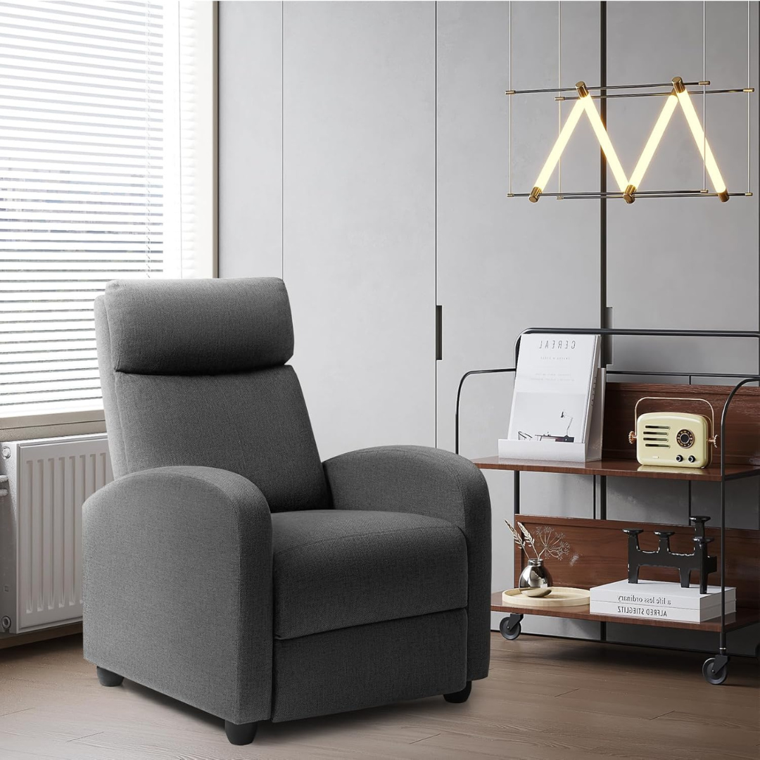 Adjustable Home Theater Single Recliner Sofa-Aldronix
