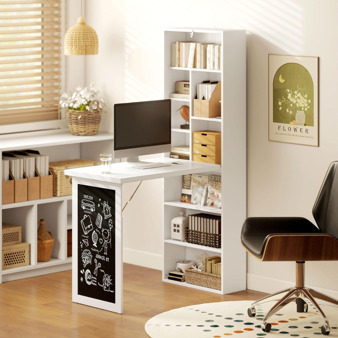 Fold-Out Convertible Writing Table-Aldronix