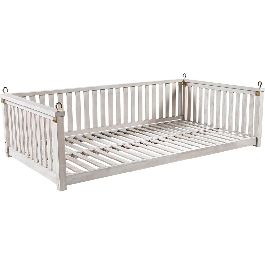 Porch Swing with Ropes for Backyard-Aldronix
