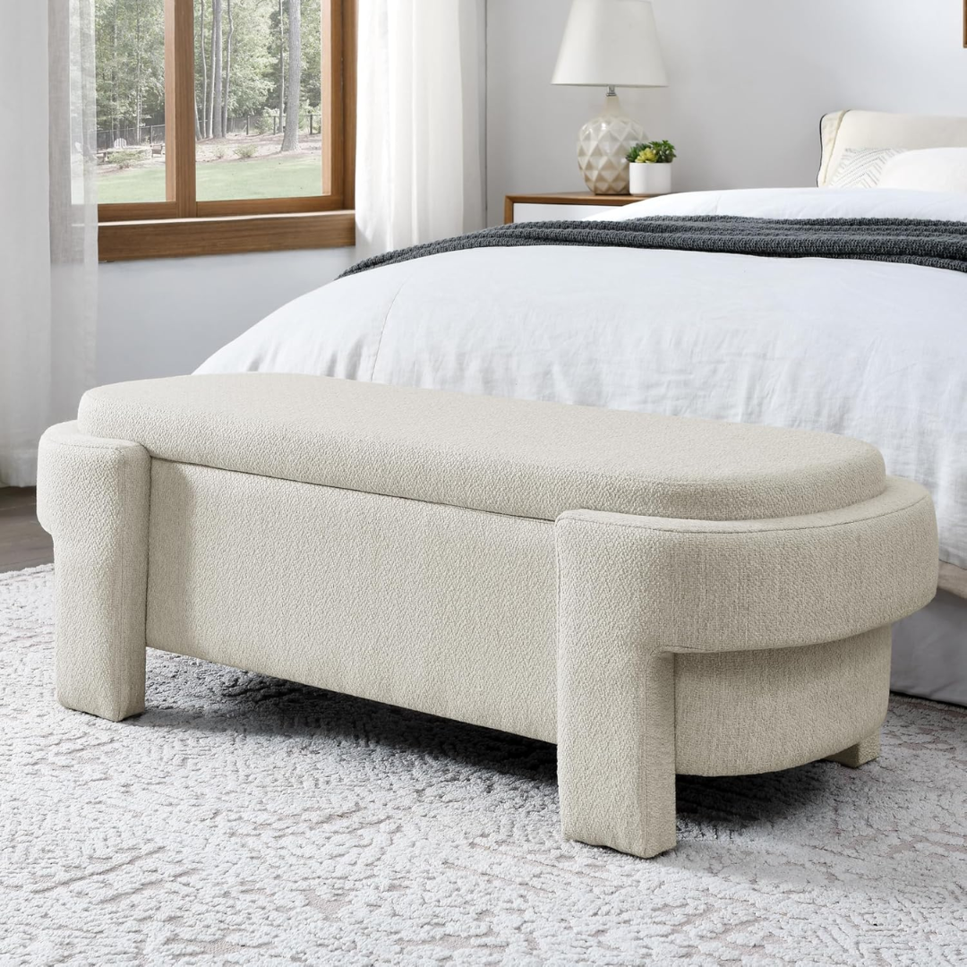 Oval Storage Bench-Aldronix