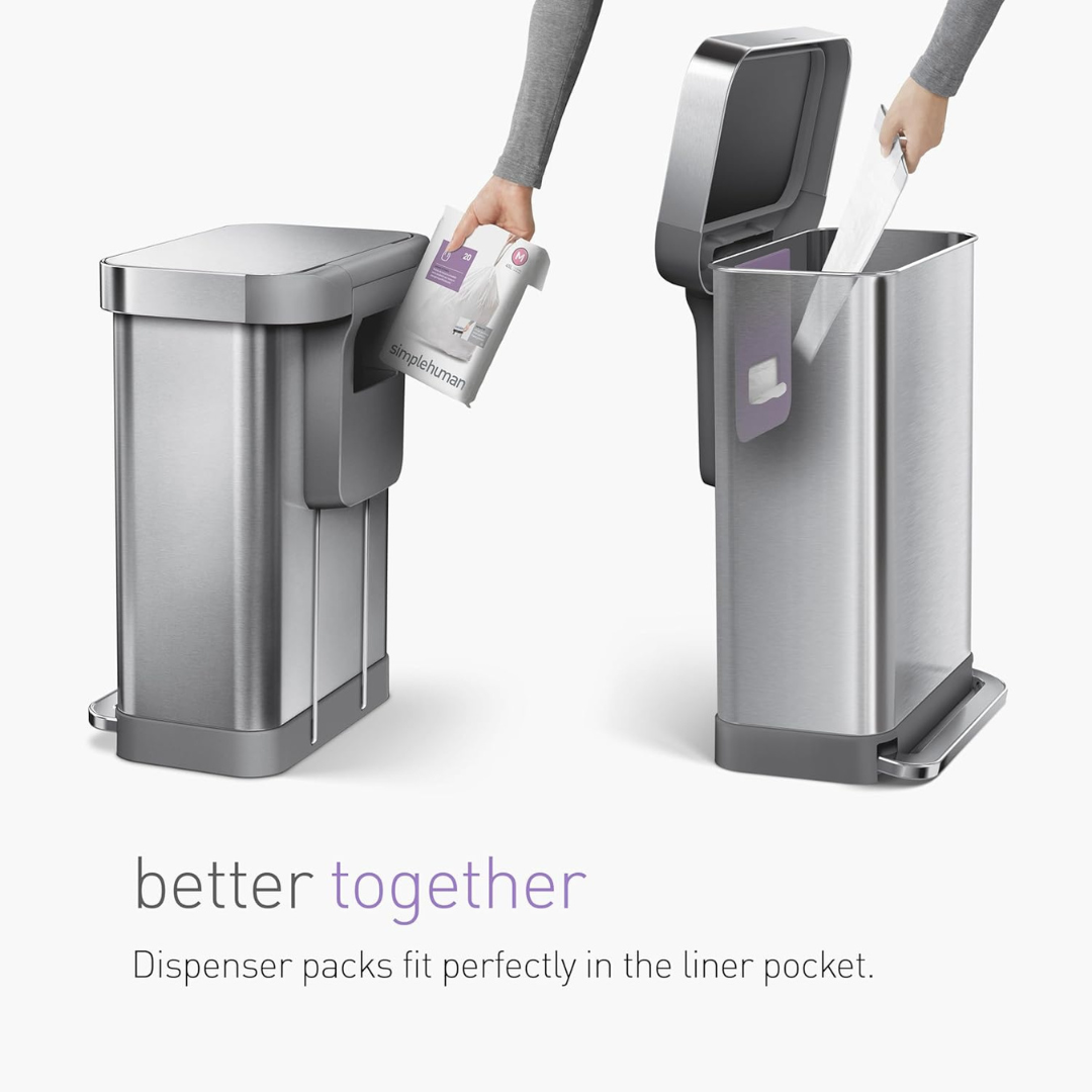 Dual Compartment Kitchen Trash Can-Aldronix