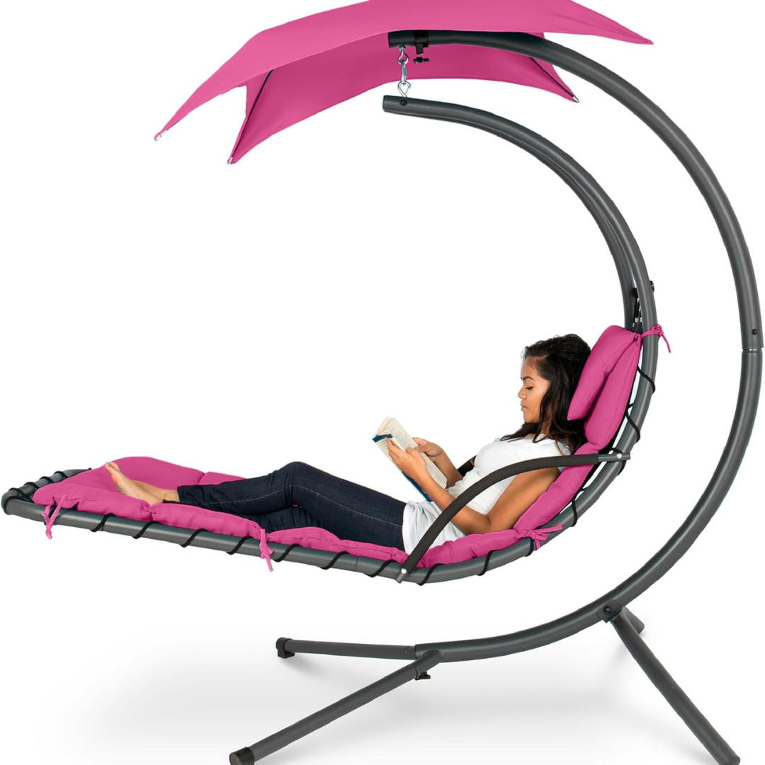 Curved Steel Chaise Lounge - Swing-Aldronix