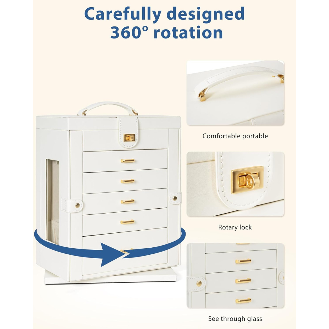 360° Rotating Jewelry Storage-Aldronix
