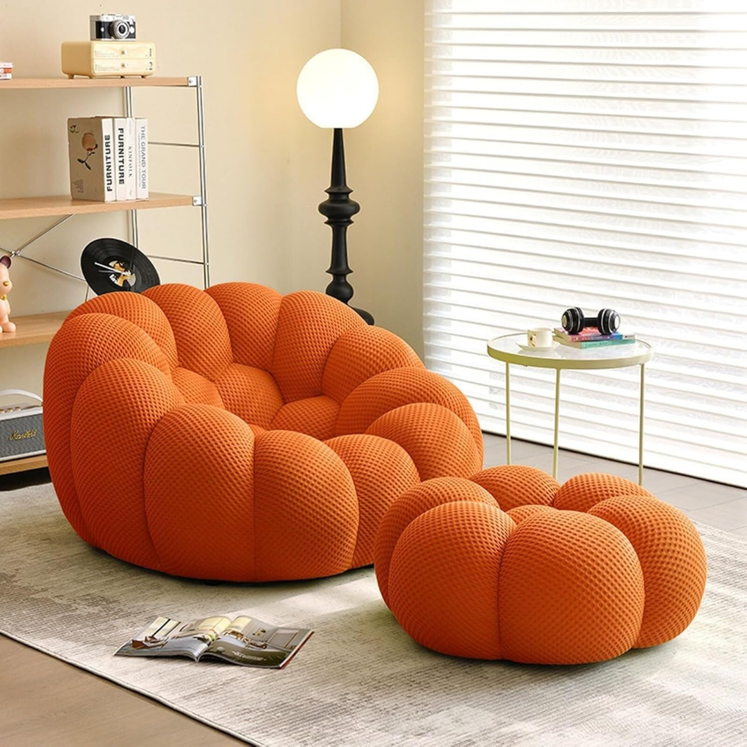 Modern Bubbling Lazy Bean Bag Couch - Single-Aldronix