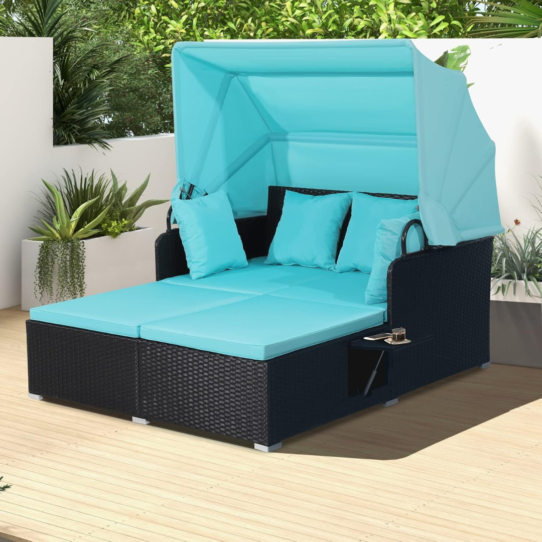Wicker Sun Lounger-Aldronix