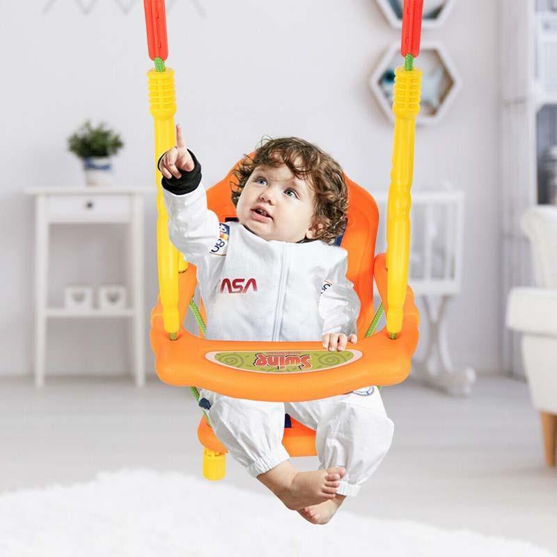 Toddler Swing Seat Set High Back Seat with Swing Set-Aldronix