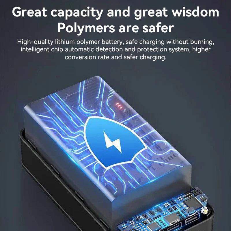 100000mAh Large Capacity Power Bank Mobile Phone Super Fast Charging Mobile Power Tablet Mobile Computer External Power Supply-Aldronix