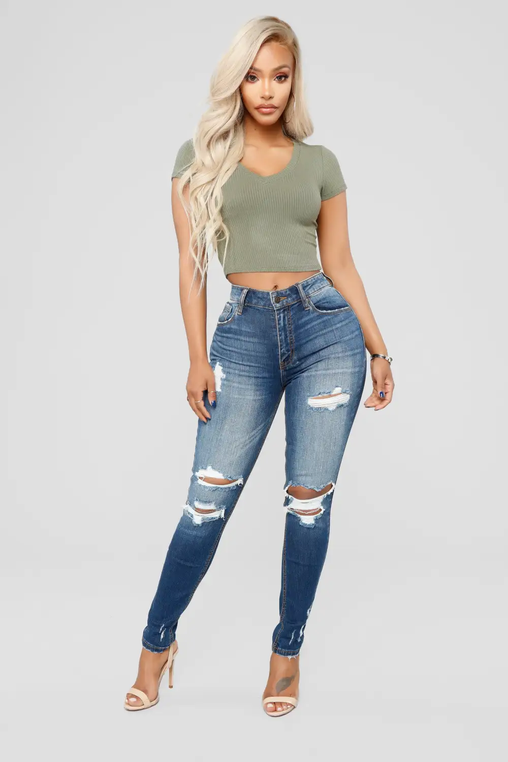 Don't Believe It Skinny Jeans - Dark Denim-Aldronix
