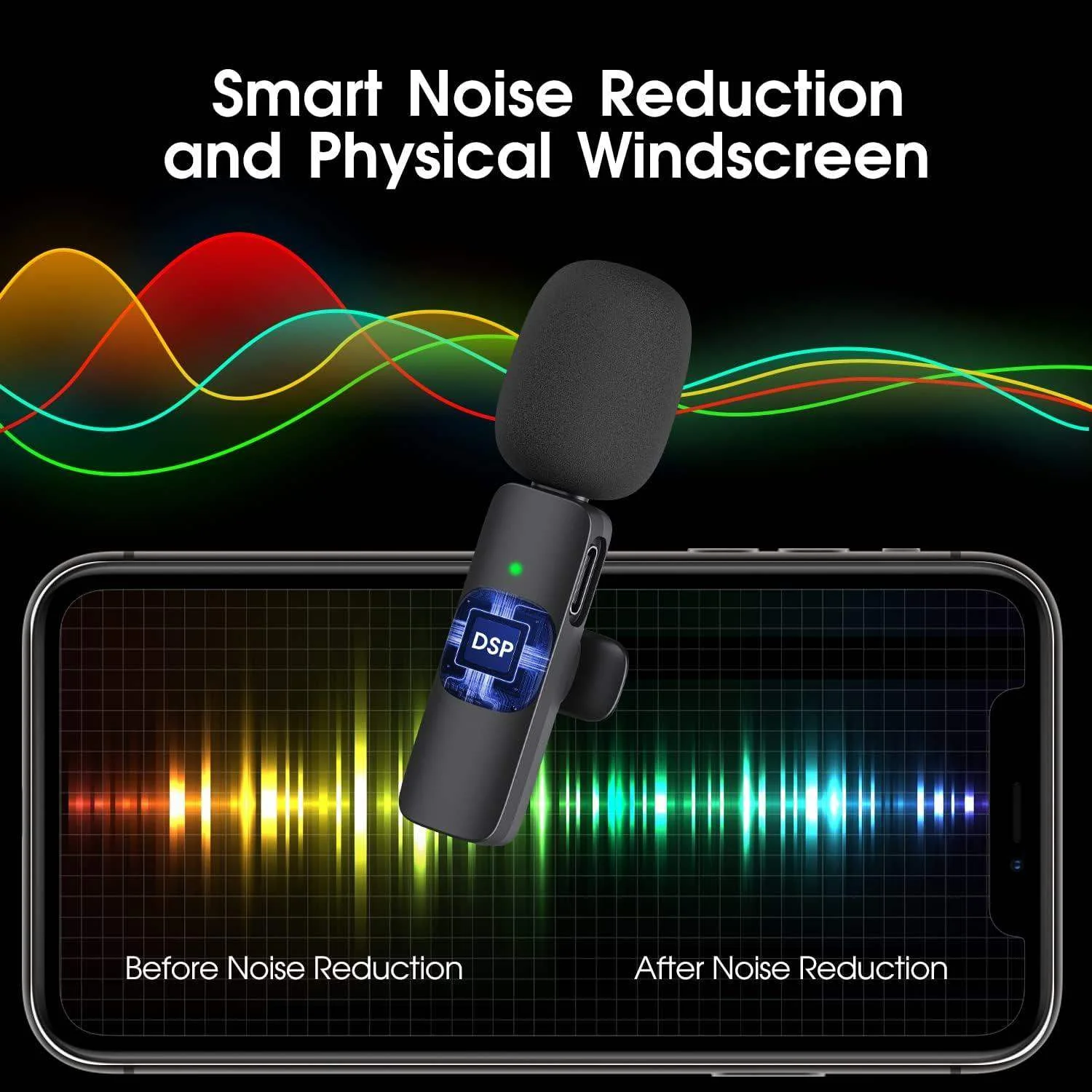2 Pack Wireless Microphone For Iphone Ipad-Aldronix