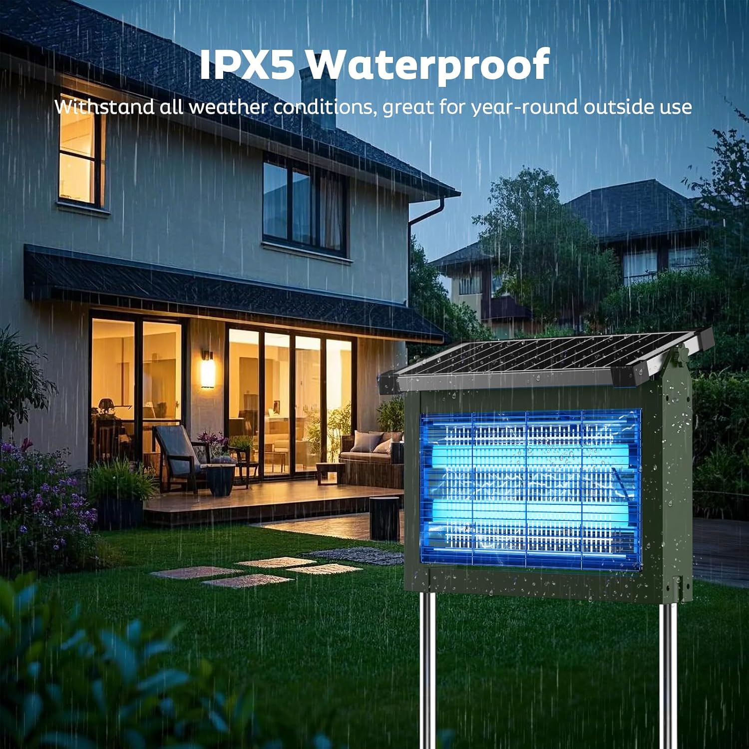 Solar Bug Zapper Outdoor-Aldronix