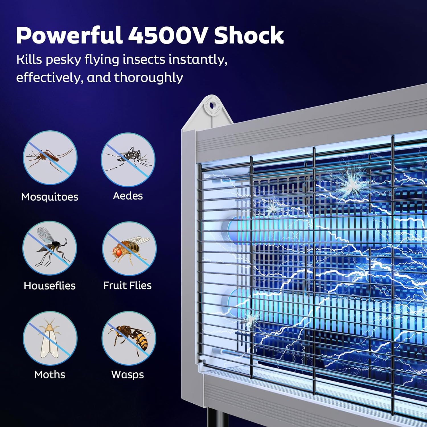 Solar Bug Zapper Outdoor-Aldronix